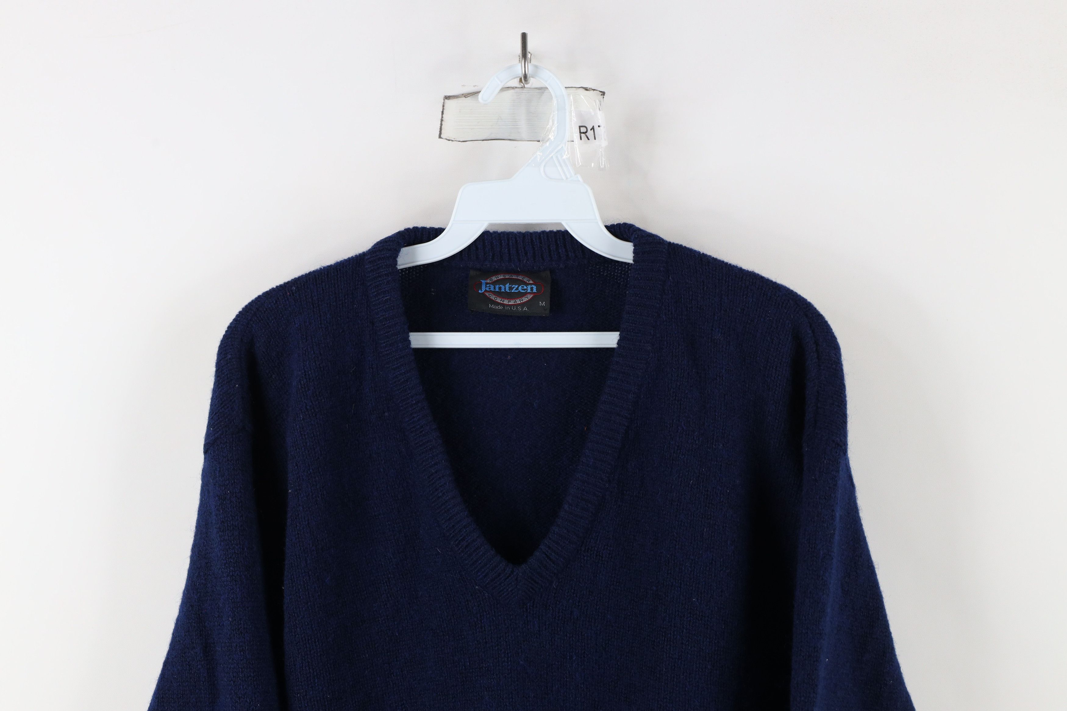 Vintage Vintage 70s Streetwear Blank Wool Blend Knit Sweater USA Size US M / EU 48-50 / 2 - 2 Thumbnail