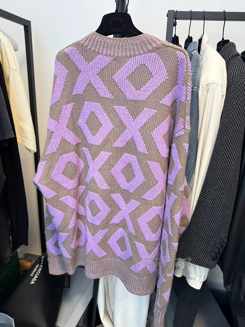 Acne Studios Acne Studios Expression Print Smile Geometric Print Sweate Size US L / EU 52-54 / 3 - 3 Thumbnail