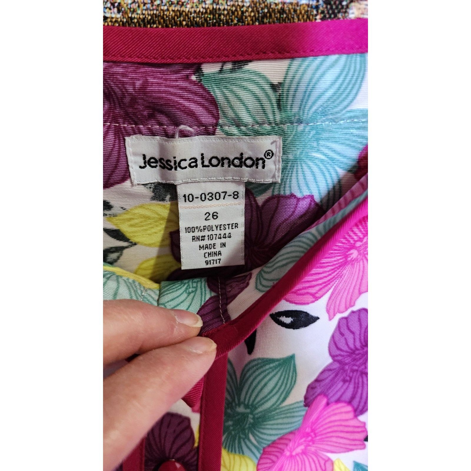 Other Jessica London floral top and size 26W Size 4XL / US 24-26 - 3 Thumbnail