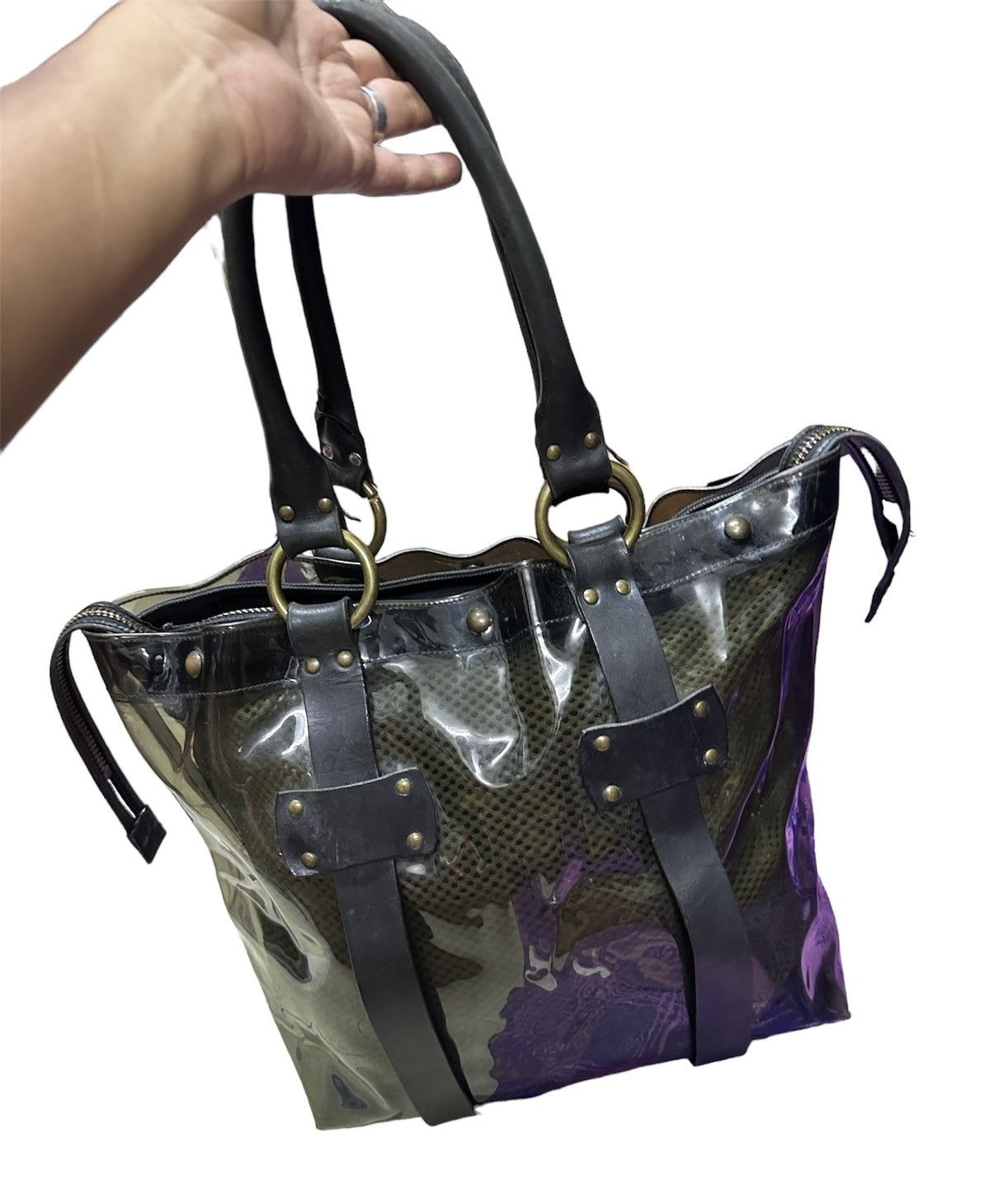 Japanese Brand Link & Chain co ltd heavy gouge tote bag Size ONE SIZE - 1 Thumbnail