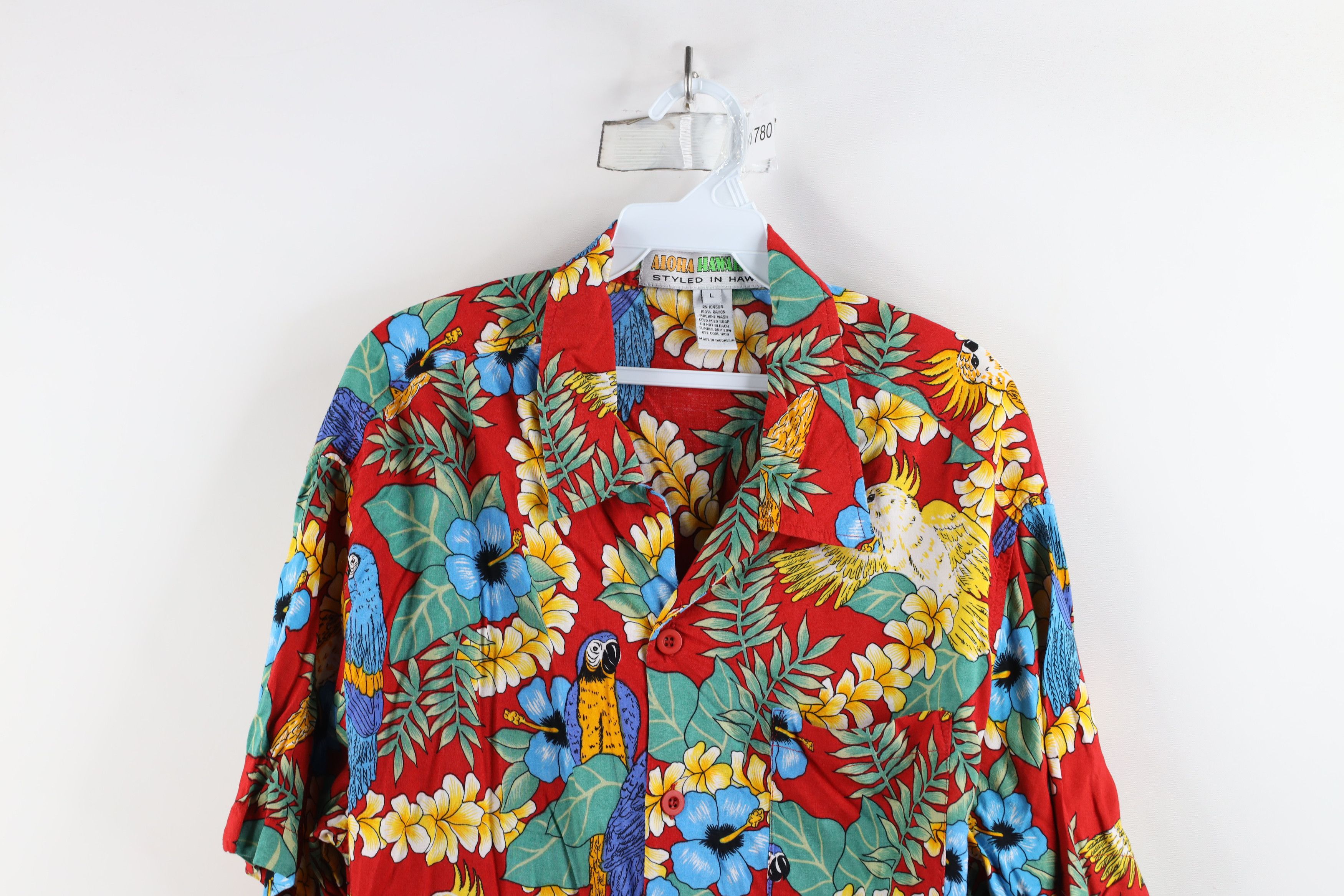 Vintage Vintage 90s Streetwear Tom Selleck Magnum PI Hawaiian Shirt Size US L / EU 52-54 / 3 - 2 Thumbnail