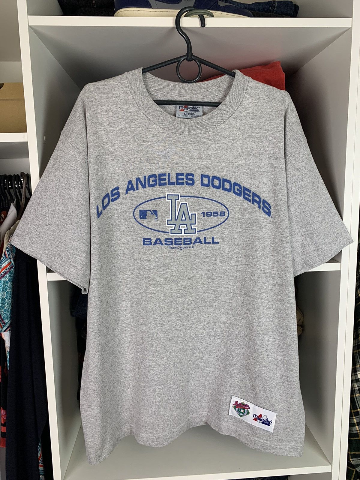 MLB × Majestic × Vintage Vintage 1999 Los Angeles Dodgers T-Shirt Size US M / EU 48-50 / 2 - 1 Thumbnail