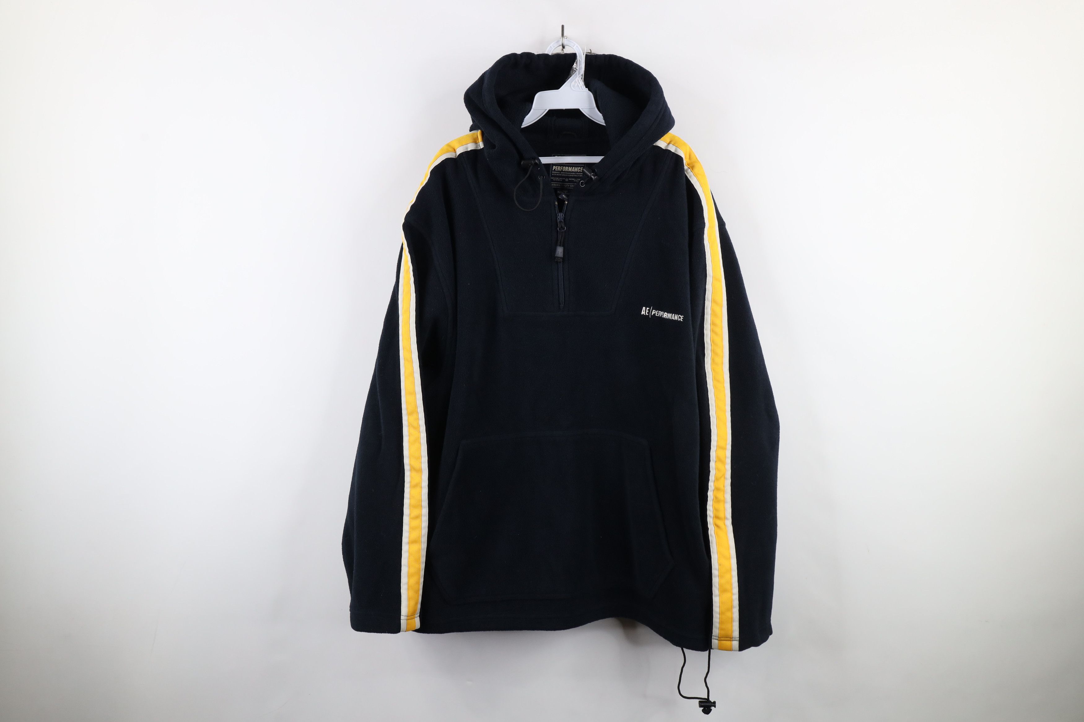 American Eagle Outfitters × Vintage Vintage 90s Y2K American Eagle Fleece Hoodie Sweatshirt Size US XXL / EU 58 / 5 - 1 Thumbnail