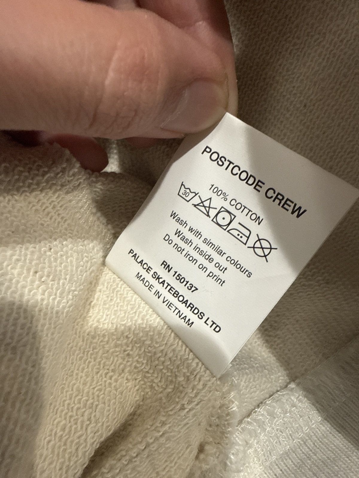 Palace Palace London “Postcode Crew” Crewneck Sweatshirt Size US M / EU 48-50 / 2 - 4 Thumbnail