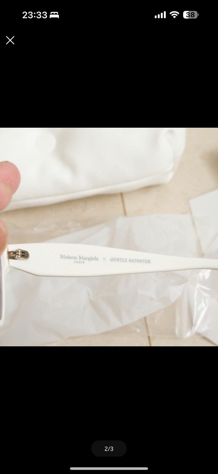 Gentle Monster × Maison Margiela Maison Margiela Gentle monster MM109 sunglasses white Size ONE SIZE - 2 Thumbnail
