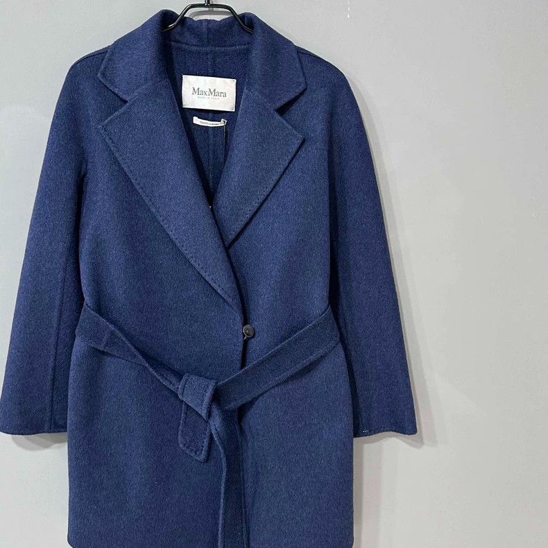 Max Mara Max Mara Blue pure cashmere coat Size M / US 6-8 / IT 42-44 - 2 Thumbnail