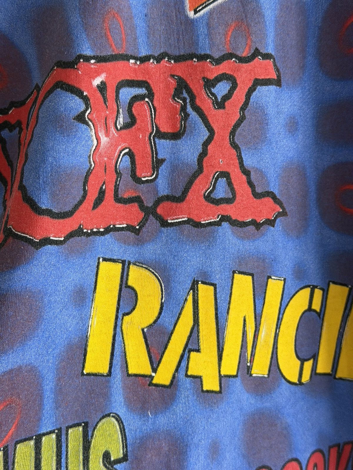 Band Tees *RARE* TESTE VUOTE 1998 90s PUNK FESTIVAL PRIMUS RANCID NOFX Size US XL / EU 56 / 4 - 14 Thumbnail