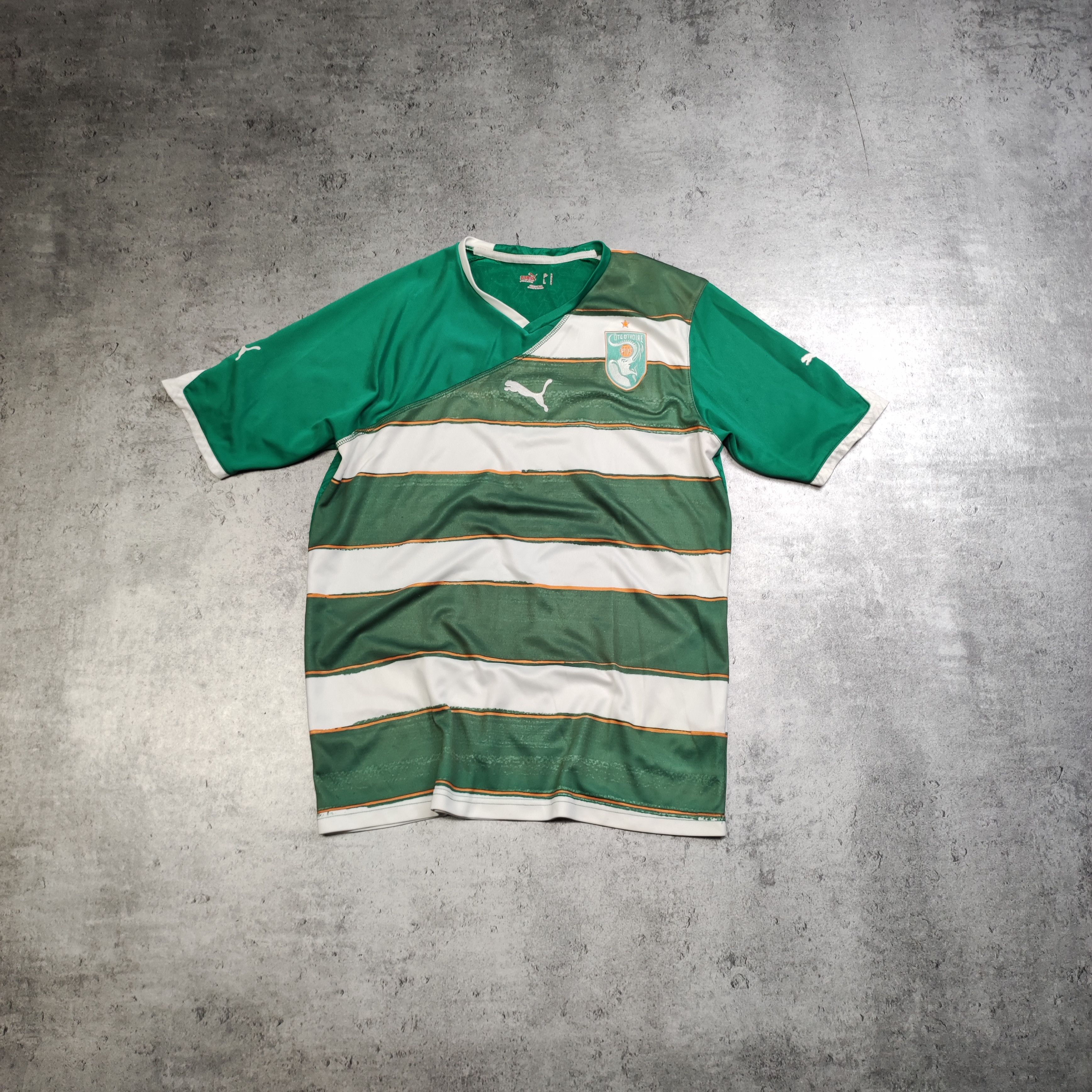 Vintage RARE Vintage 2010 Puma Cote Divoire Away Football Jersey Size US M / EU 48-50 / 2 - 1 Thumbnail