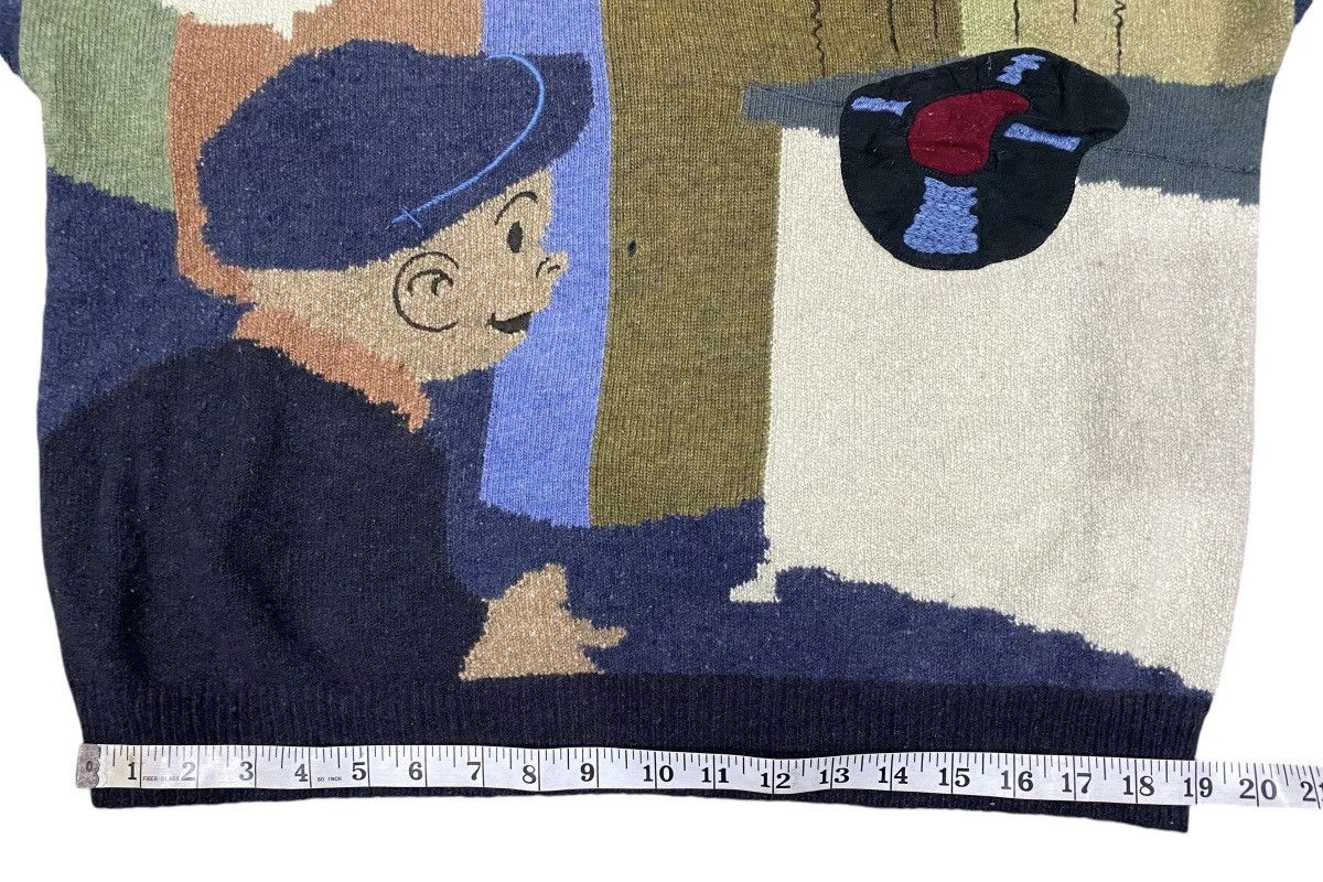 Vintage Rare MIMI SPIRIT Embroidery knitwear CrewNeck Size US L / EU 52-54 / 3 - 15 Thumbnail