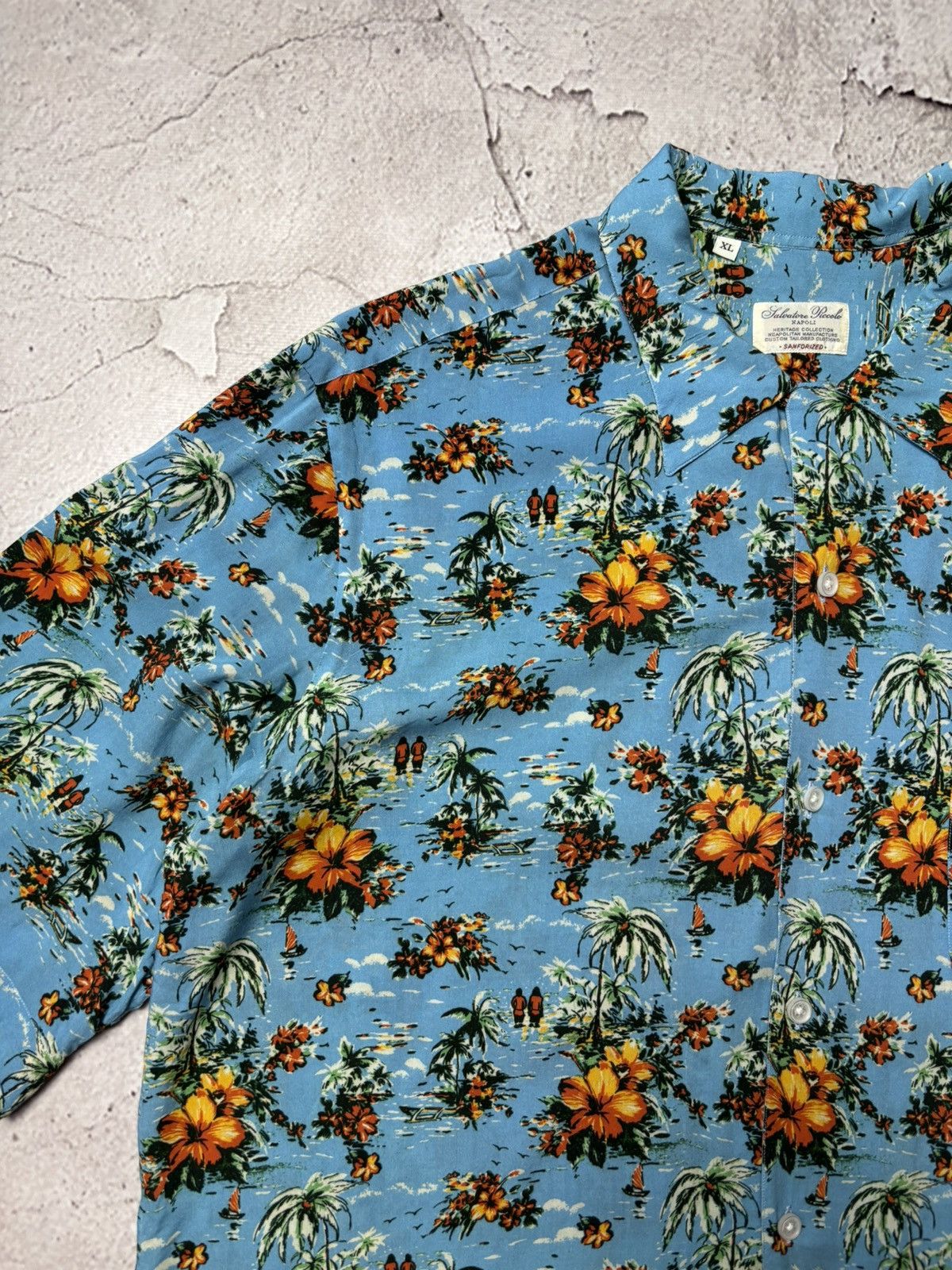 Salvatore Piccolo Salvatore Piccolo Napoli Sanforized Hawaiian Shirt XL Size US XL / EU 56 / 4 - 3 Thumbnail