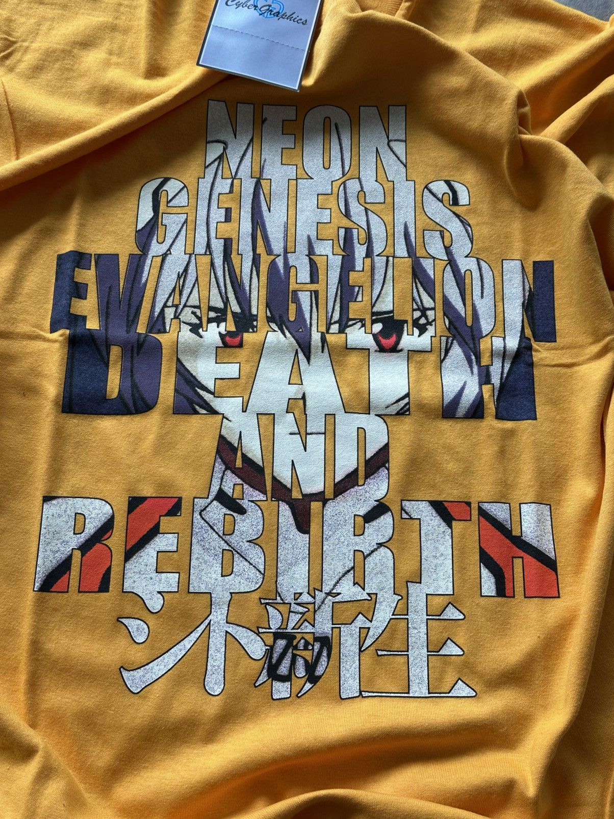 Vintage 1997 Neon Genesis Evangelion “Death & Rebirth” T-shirt Size US L / EU 52-54 / 3 - 3 Thumbnail