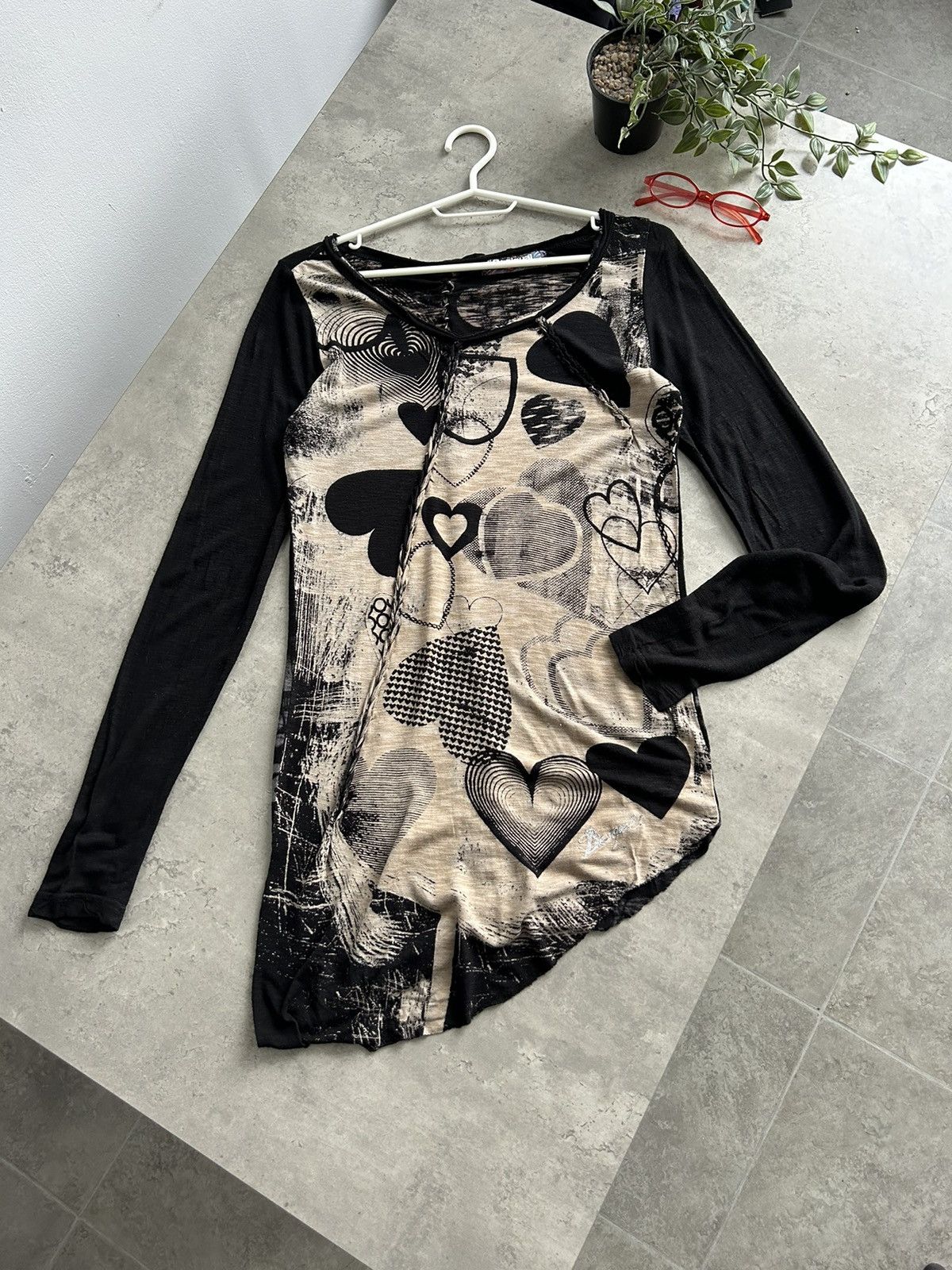 Desigual × Japanese Brand × Vintage Vintage Desigual Long Sleeve Japanese style asymmetrical Size M / US 6-8 / IT 42-44 - 6 Thumbnail