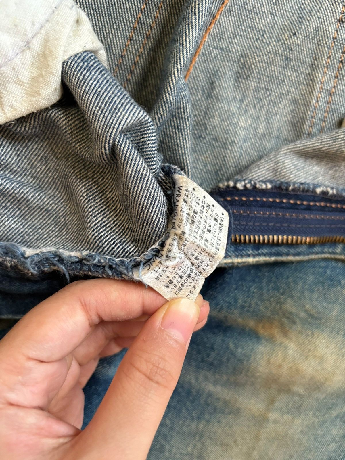 Vintage × Wrangler Vintage Wrangler Rusty Mud Wash Distressed Baggy Jeans Size US 30 / EU 46 - 11 Thumbnail