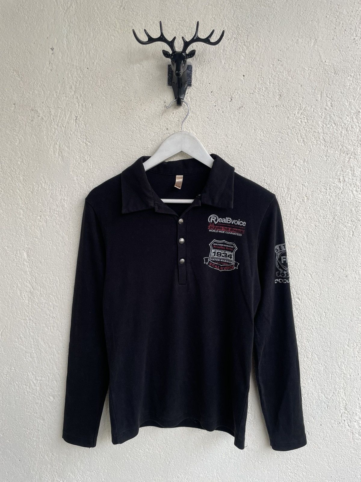 If Six Was Nine 2000s Japanese RealB Poem Button Up Hysteric Number LGB Y2K Size US S / EU 44-46 / 1 - 1 Thumbnail