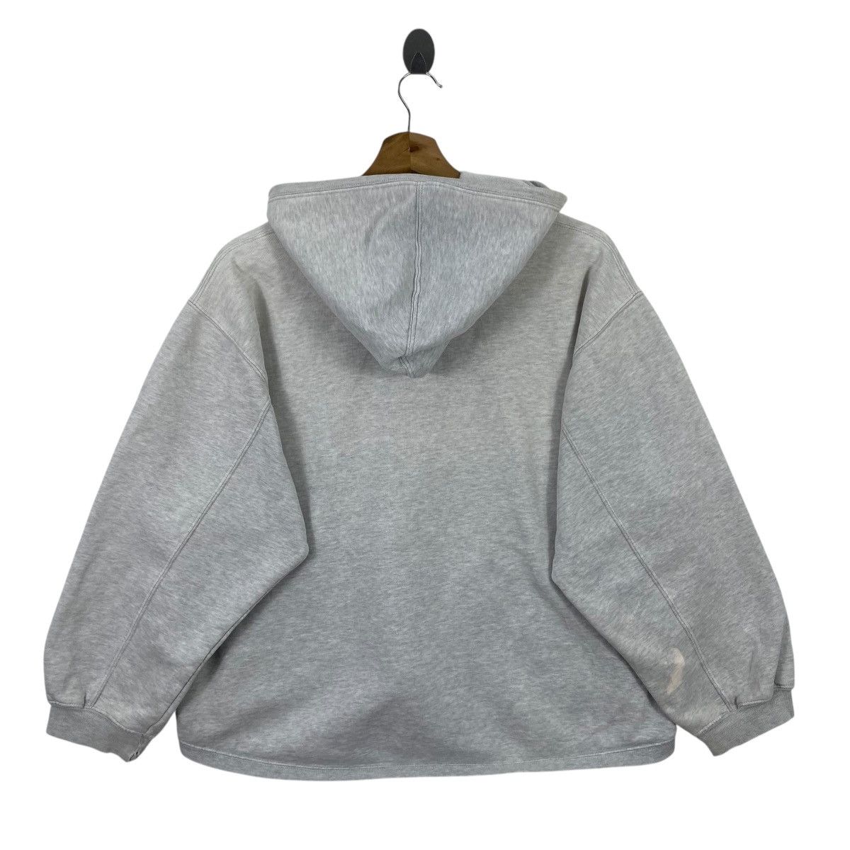 Nike × Vintage Vintage 90's NIKE Small Logo Distressed Women Hooded Sweater Size S / US 4 / IT 40 - 5 Thumbnail