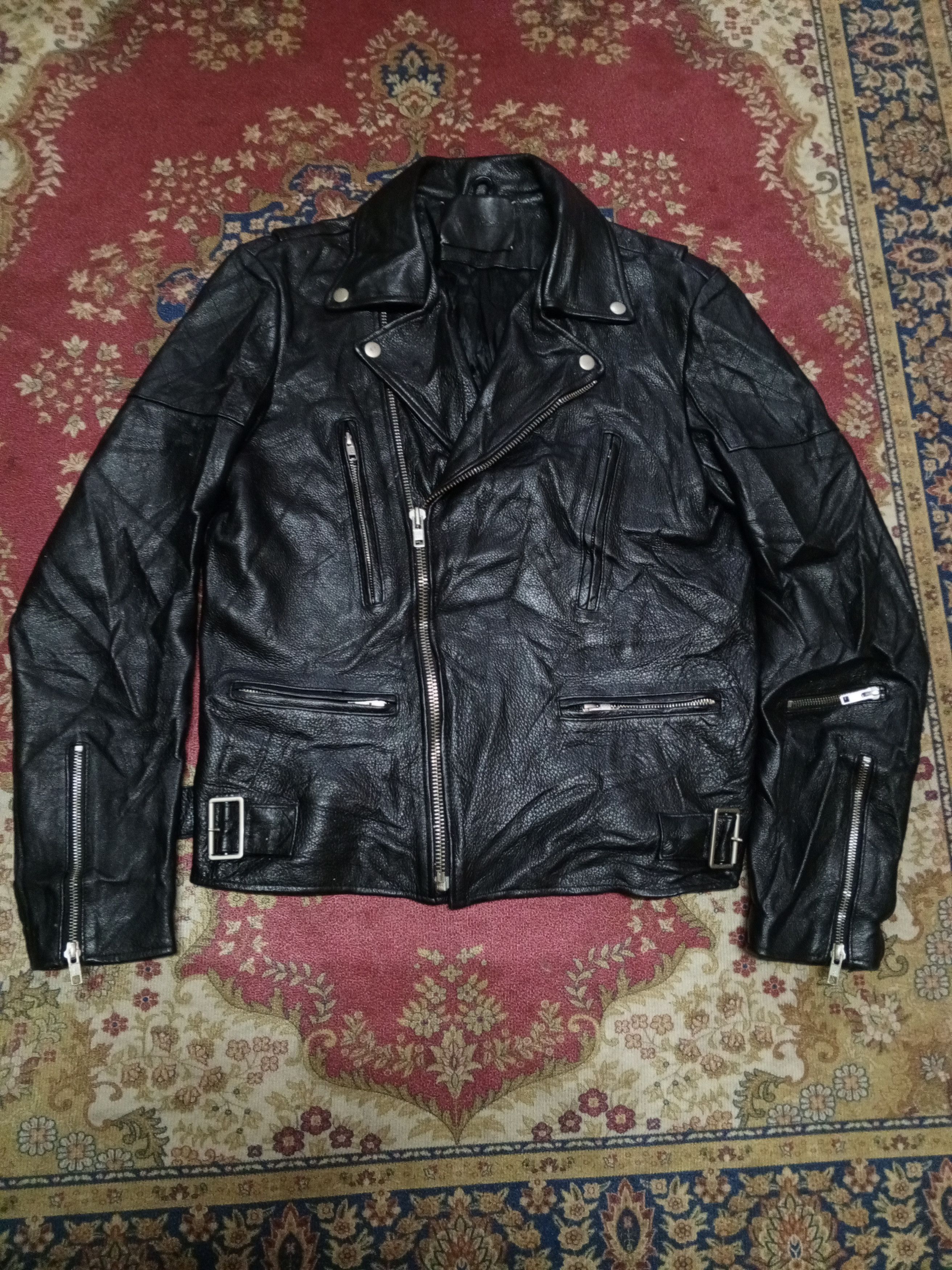 Vivastudio Vivastudio leather jacket men rider Size US M / EU 48-50 / 2 - 1 Thumbnail