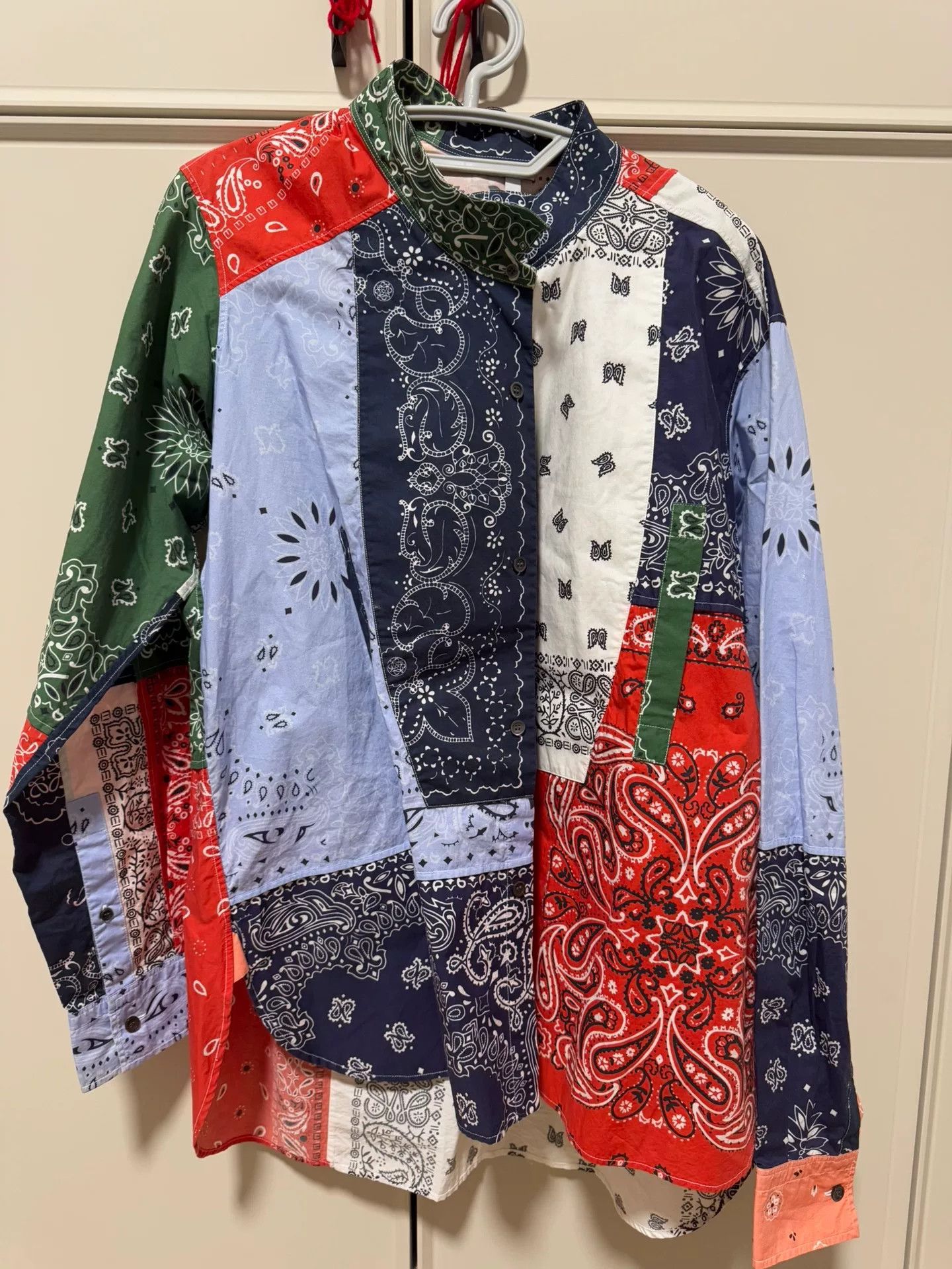 Loewe Loewe Bandana Patchwork Shirt Size US L / EU 52-54 / 3 - 1 Thumbnail