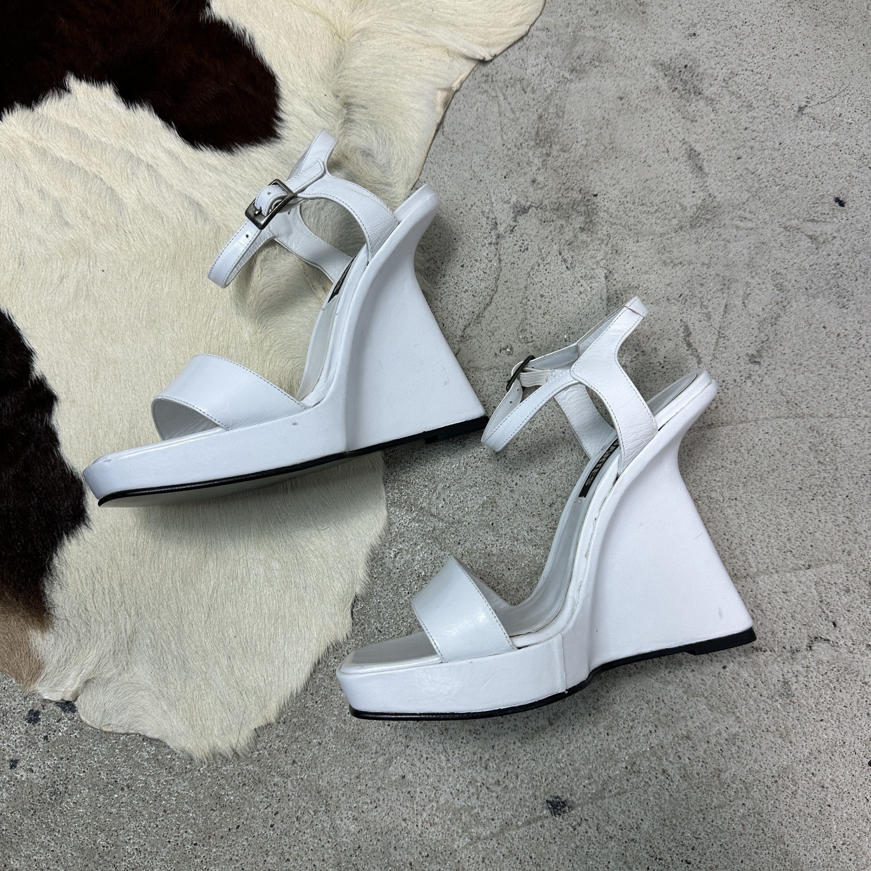 Vintage Vintage Avant Garde El Dantes Platform Sandals Y2K Size US 9 / IT 39 - 8 Thumbnail