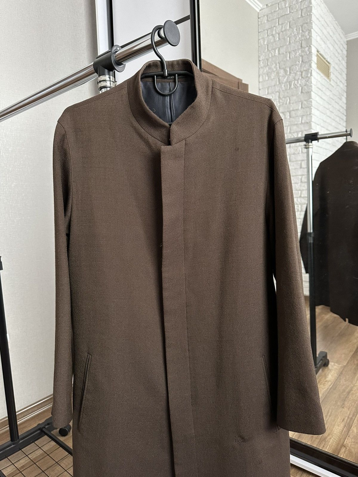 Yohji Yamamoto Yohji Yamamoto Pour Homme Vintage Wool Coat Jacket 90s Size US S / EU 44-46 / 1 - 5 Thumbnail