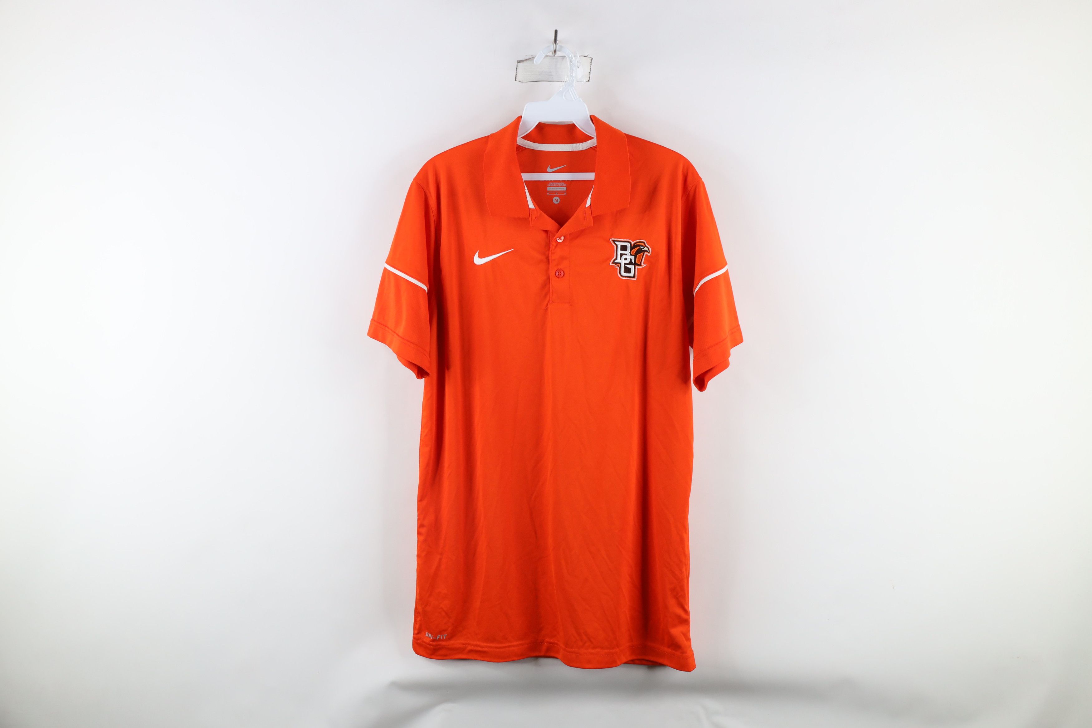 Nike × Vintage Nike Bowling Green State University Football Polo Orange Size US M / EU 48-50 / 2 - 1 Thumbnail