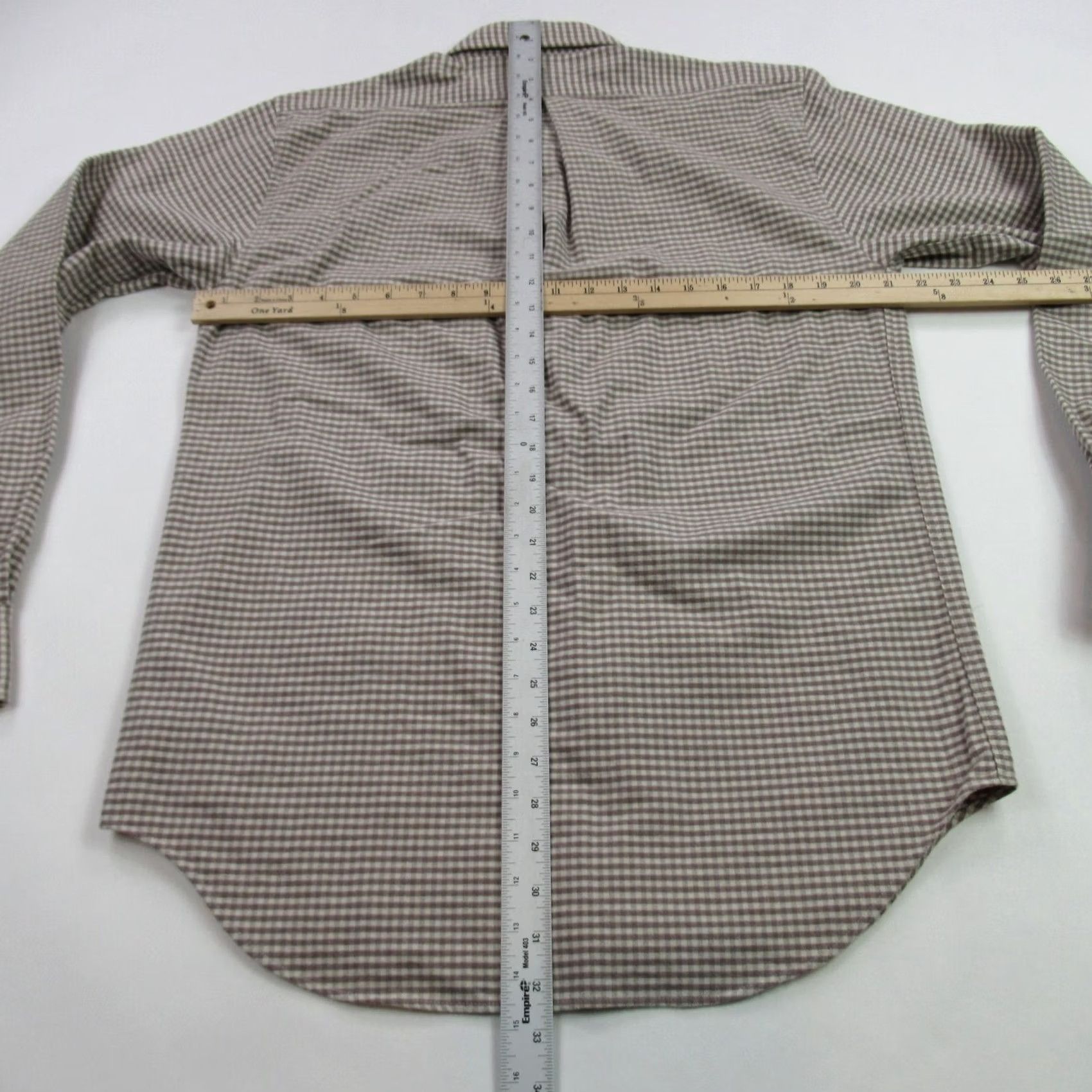 Eastern Mountain Sports EMS Shirt Medium Cotton Long Sleeve Button Front Outdoors Mens Size US M / EU 48-50 / 2 - 5 Thumbnail
