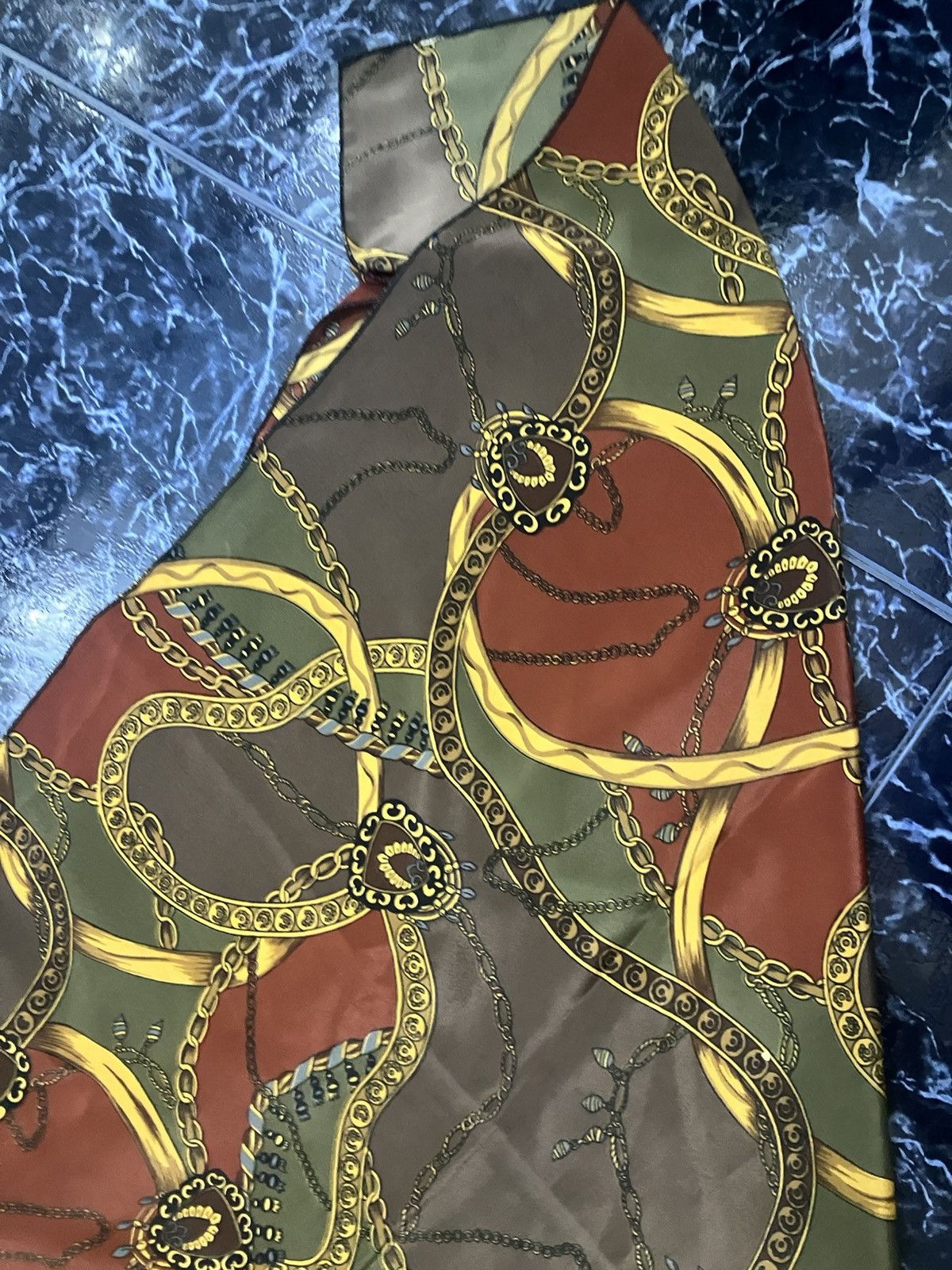 Hermes Hermes square silk bandanna neck wrap designer scarf shawl Size ONE SIZE - 2 Thumbnail