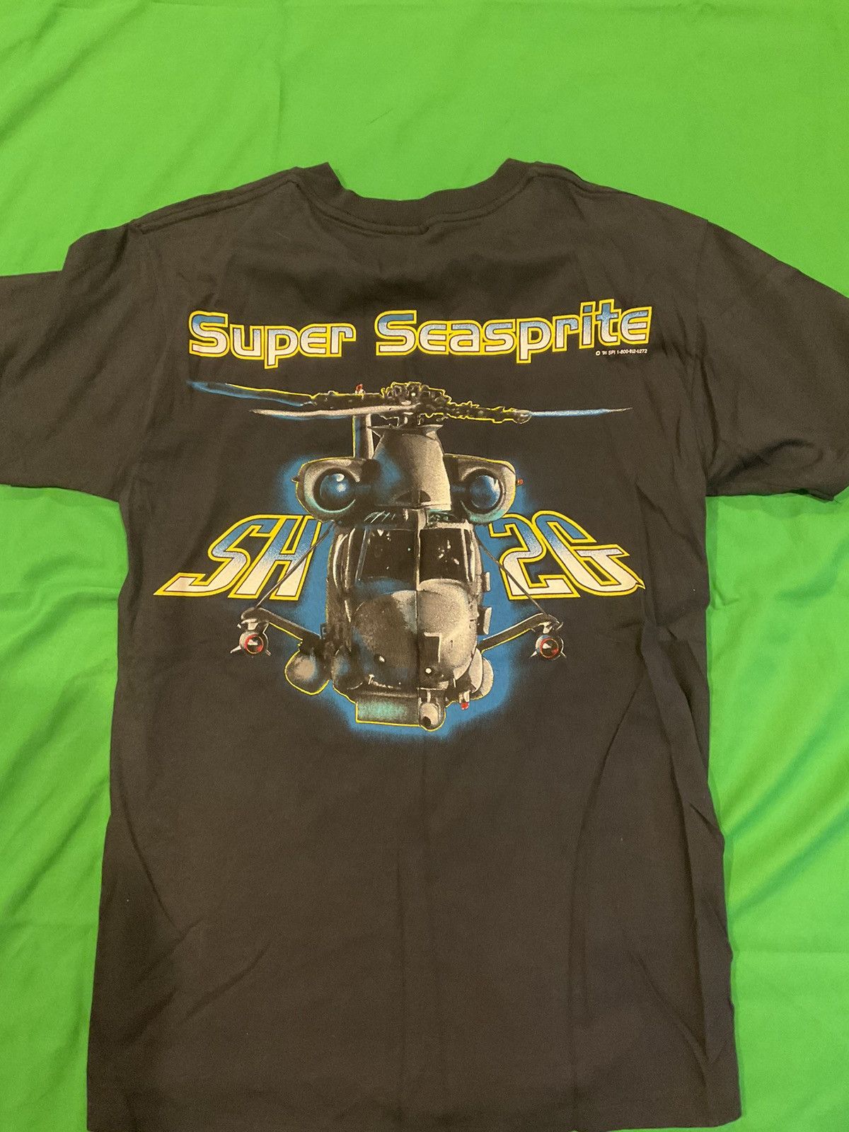 Vintage 1996 Super Seasprite black and green tshirt Size US M / EU 48-50 / 2 - 1 Thumbnail
