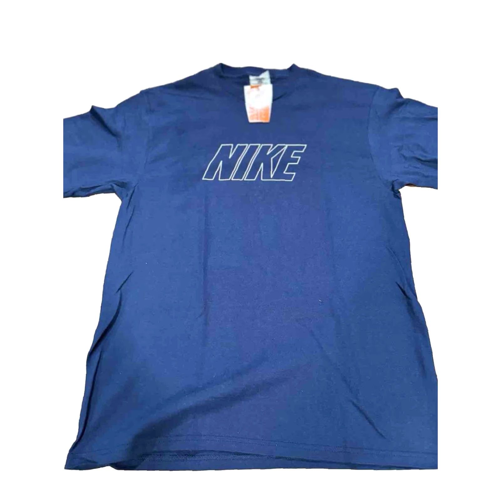 Nike VINTAGE Nike Spellout T-shirt 90s Medium USA Made New W/ Tags Deadstock Blue Shirt Mens M Nike Sportswear Logo 90s Sports Theme Size US M / EU 48-50 / 2 - 4 Thumbnail