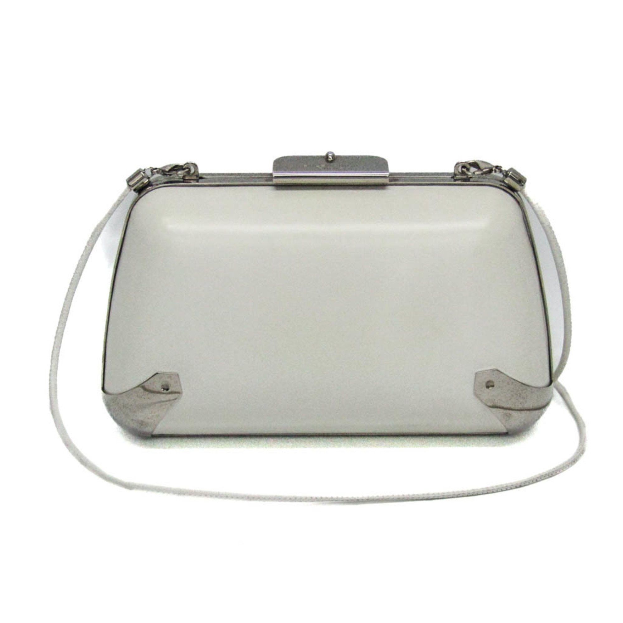 Balenciaga Balenciaga Party Bag 325801 Women's Leather Clutch Bag,Shoulder Bag White Size ONE SIZE - 1 Thumbnail