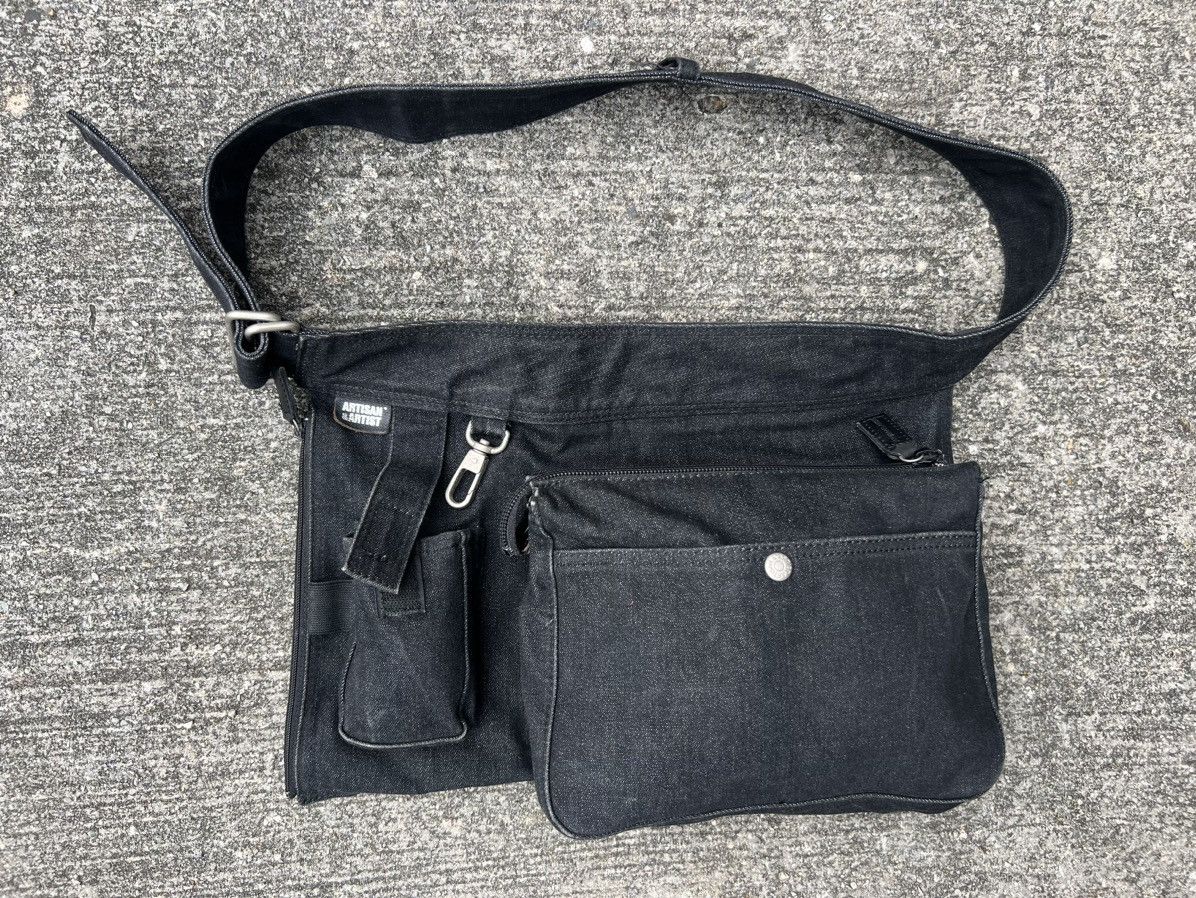 Designer Artisan & Artist Japan Denim Chest bag Size ONE SIZE - 10 Thumbnail