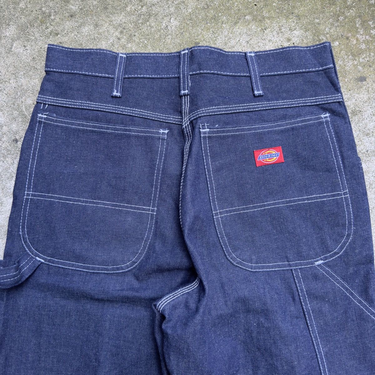 Vintage 70s 80s Dickies Dark Wash Carpenter Work Jeans Size US 30 / EU 46 - 6 Thumbnail