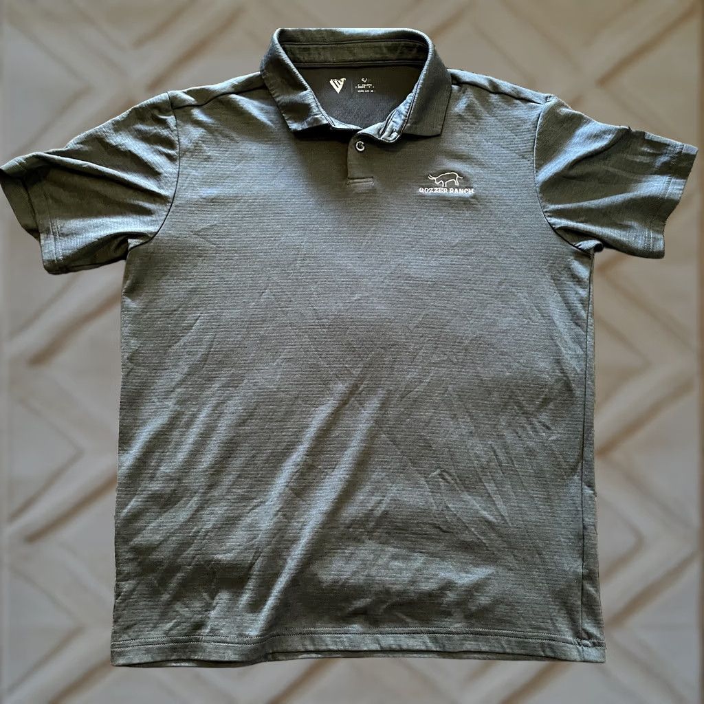 Vintage Gozzer Ranch Levelwear Men’s Polo Shirt Gray Short Sleeve S Size US S / EU 44-46 / 1 - 1 Thumbnail