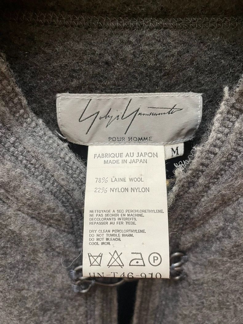 Yohji Yamamoto Yohji Yamamoto 99AW Musician Hook-Button Wool Tank Coat Size US M / EU 48-50 / 2 - 5 Thumbnail