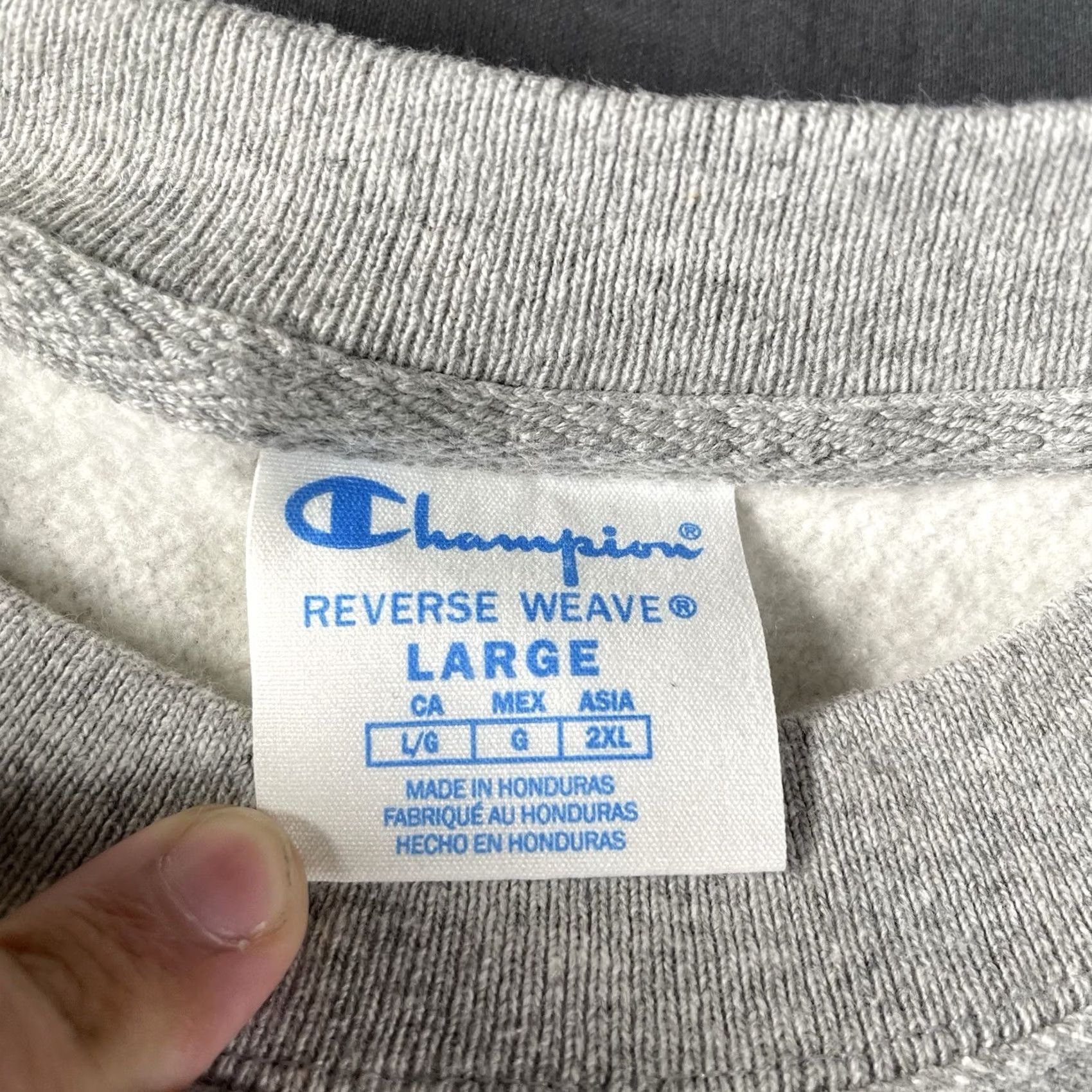 Champion AJ Mitchell Pullover Sweatshirt Mens Large Gray Pop Music V1 TV RARE Size US L / EU 52-54 / 3 - 7 Thumbnail
