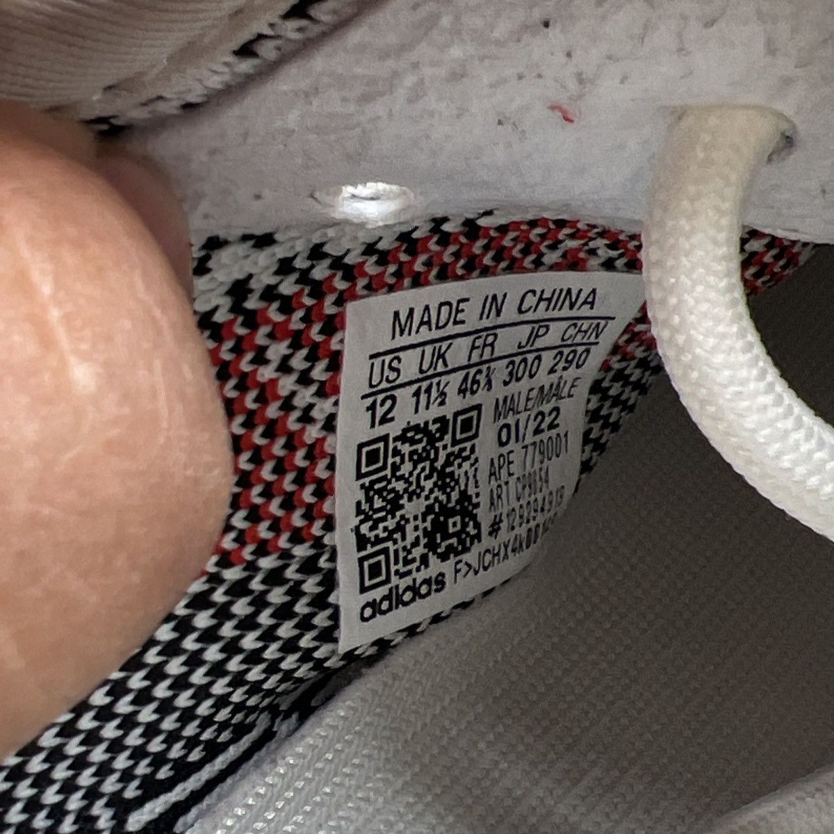 Adidas Yeezy boost 350 zebra Size US 11.5 / EU 44-45 - 9 Thumbnail