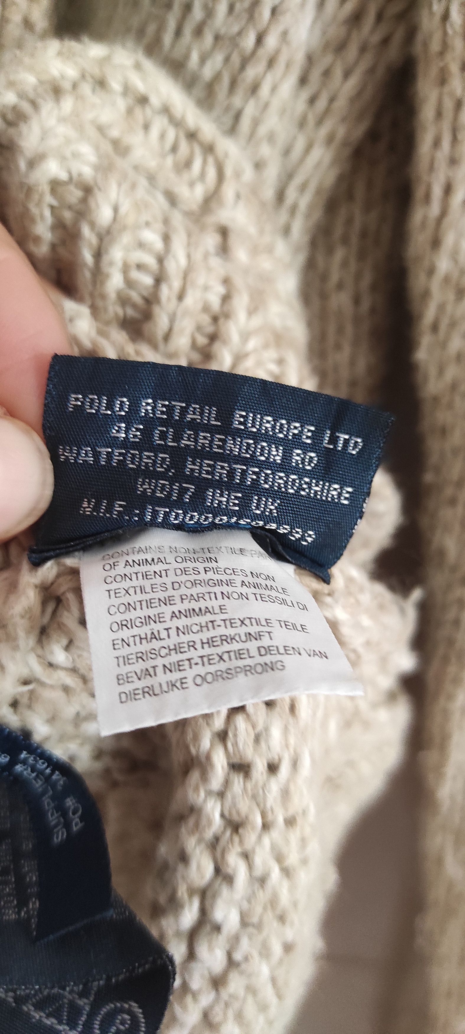 Polo Ralph Lauren × Vintage Vintage Polo Ralph Lauren American Flag RL 67 Knit Sweater Size US L / EU 52-54 / 3 - 13 Thumbnail