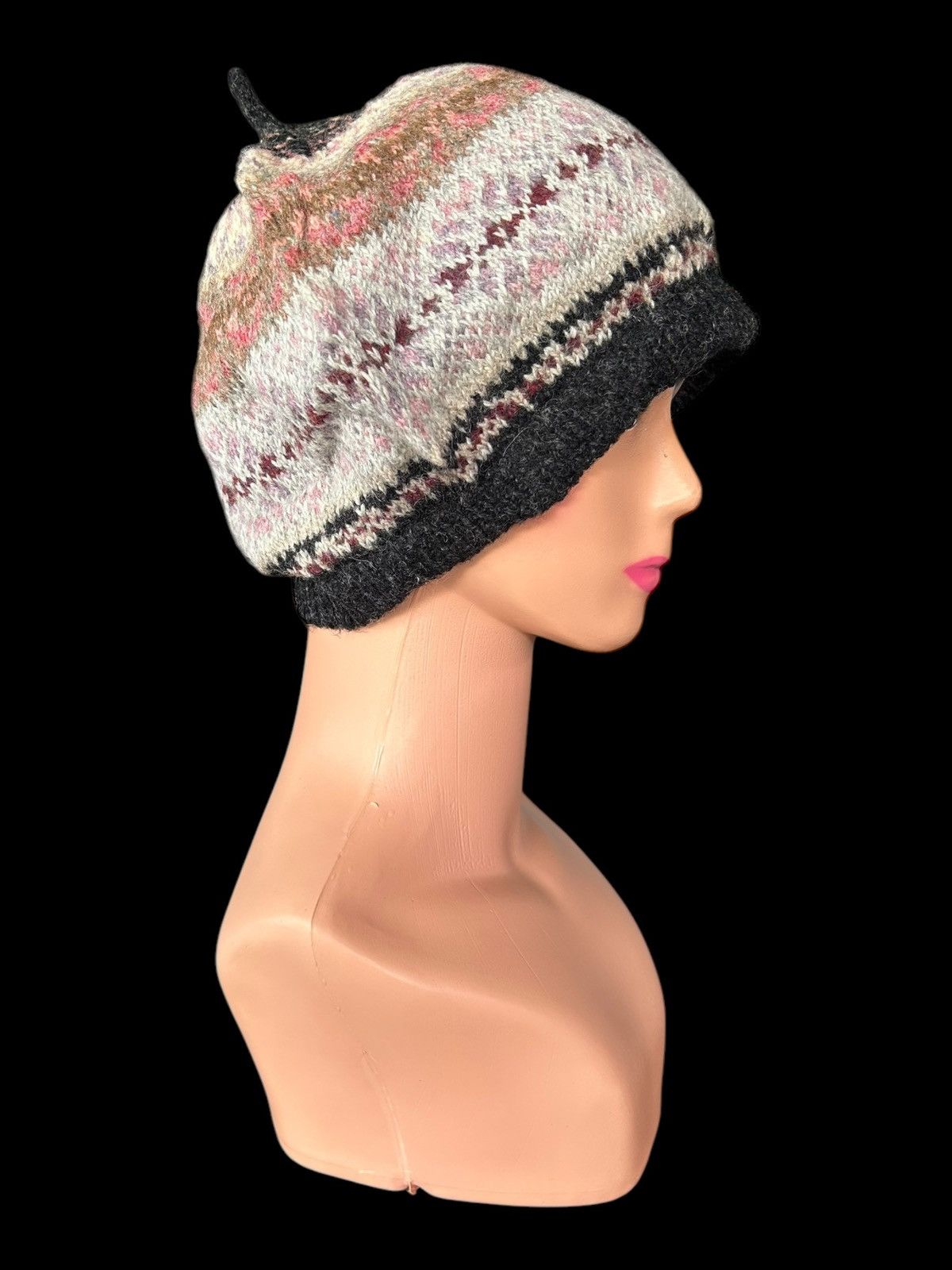 Japanese Brand × Kapital × Vintage Crochet Knitted Handmade Beanie Hats Size ONE SIZE - 2 Thumbnail