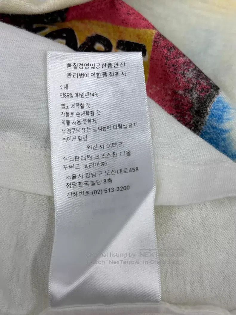 Dior Dior White love print short-sleeved T-shirt Size S / US 4 / IT 40 - 8 Thumbnail