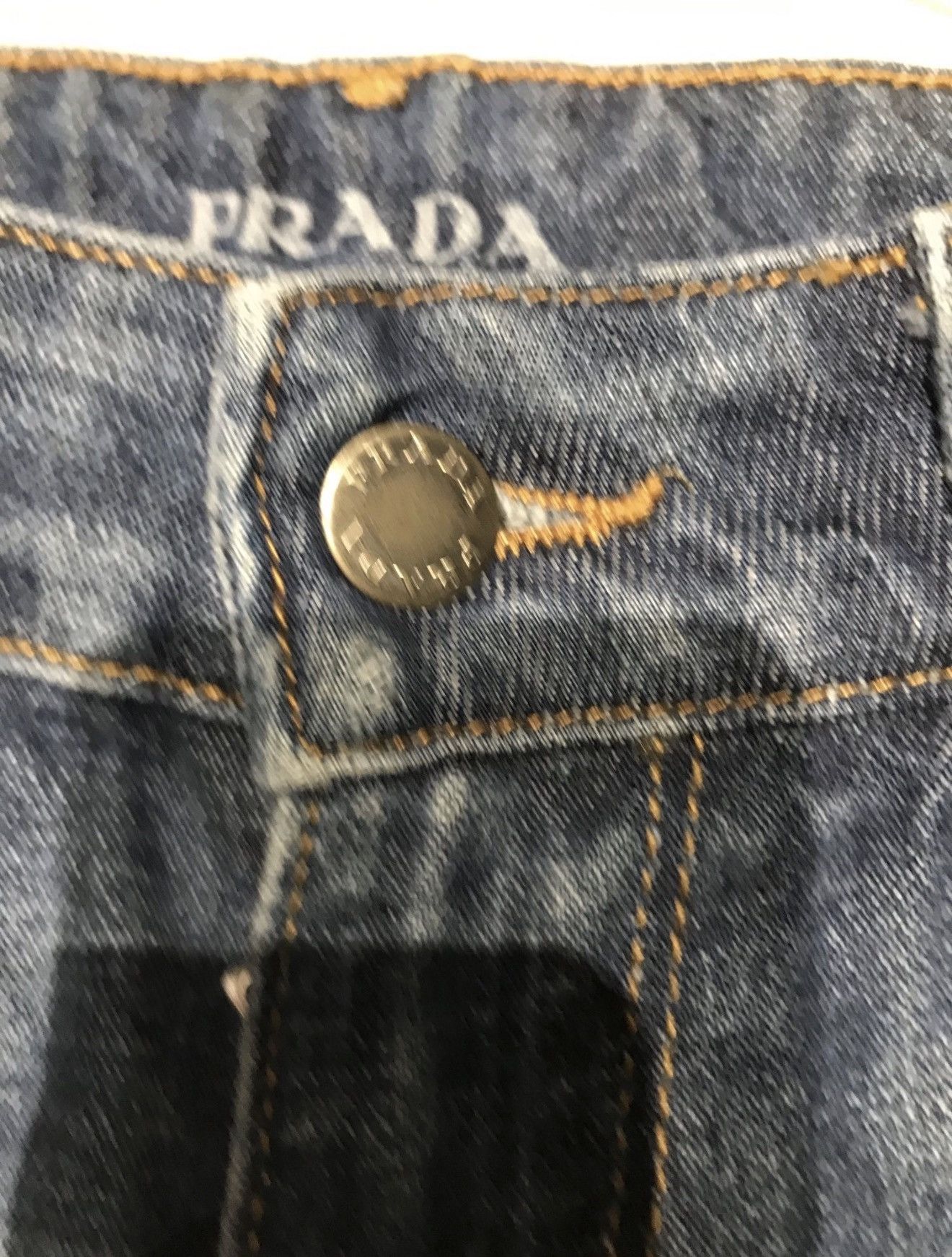 Prada PRADA Denim Jeans Shorts Navy Blue Vintage runway chic Size 25" / US 0 / IT 36 - 4 Thumbnail