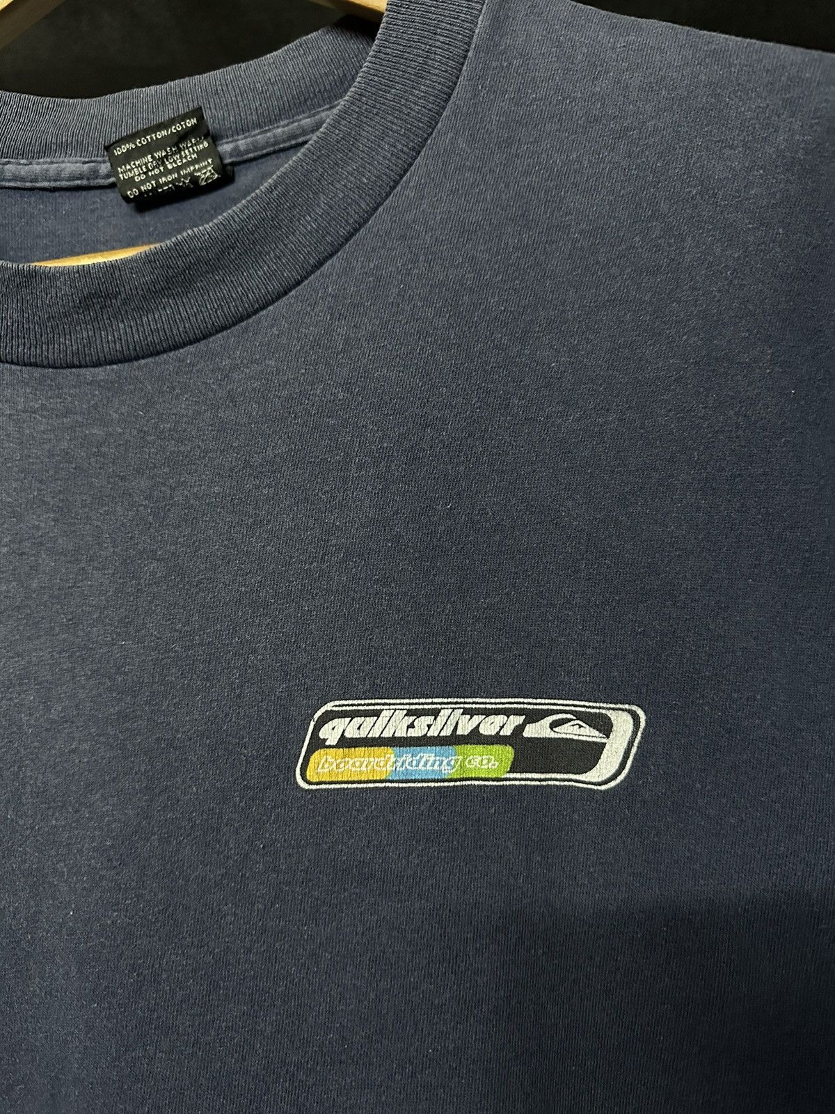 Quiksilver × Vintage Vintage 90s Quiksilver Boardridings Sun Faded Tee Size US M / EU 48-50 / 2 - 7 Thumbnail