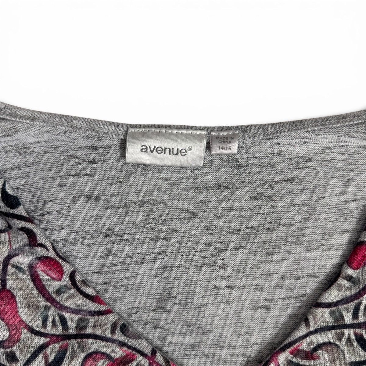 Avenue Cyber Y2K Pink & Grey Studded Fleur De Lys Longsleeve Top Size L / US 10 / IT 46 - 5 Thumbnail