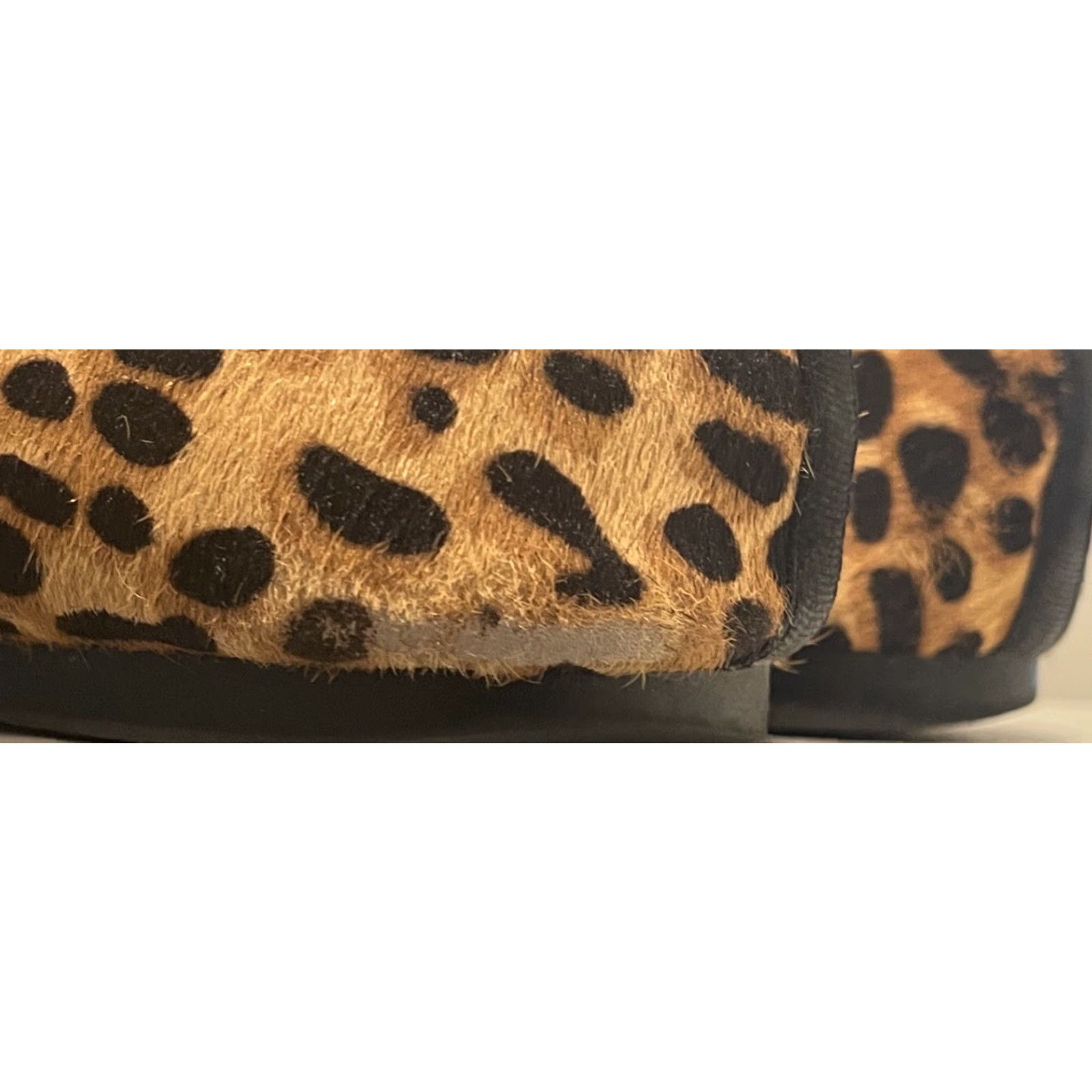 Vintage Birdies Starling Calf Hair Cheetah Print Flat Loafers Women's Size 10.5 Size US 8.5 / IT 38.5 - 3 Thumbnail