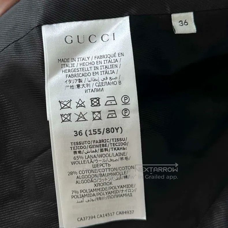 Gucci Gucci Thousand-bird check knitted woollen coat Size XS / US 0-2 / IT 36-38 - 5 Thumbnail