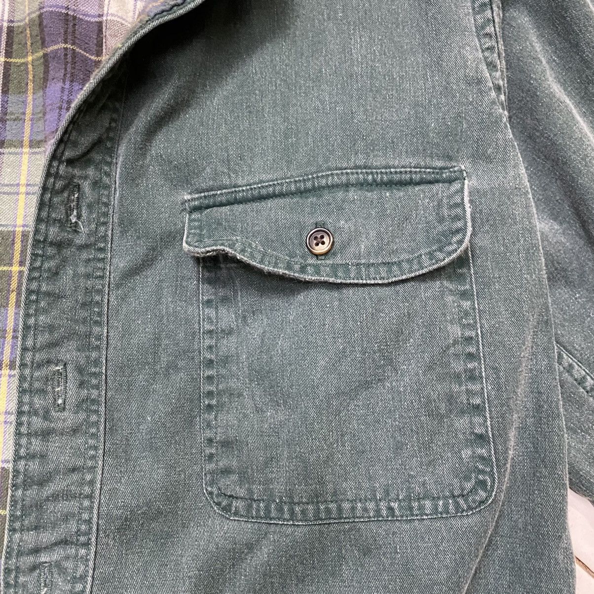L.L. Bean LL Bean Green Flannel shirt Size US S / EU 44-46 / 1 - 8 Thumbnail