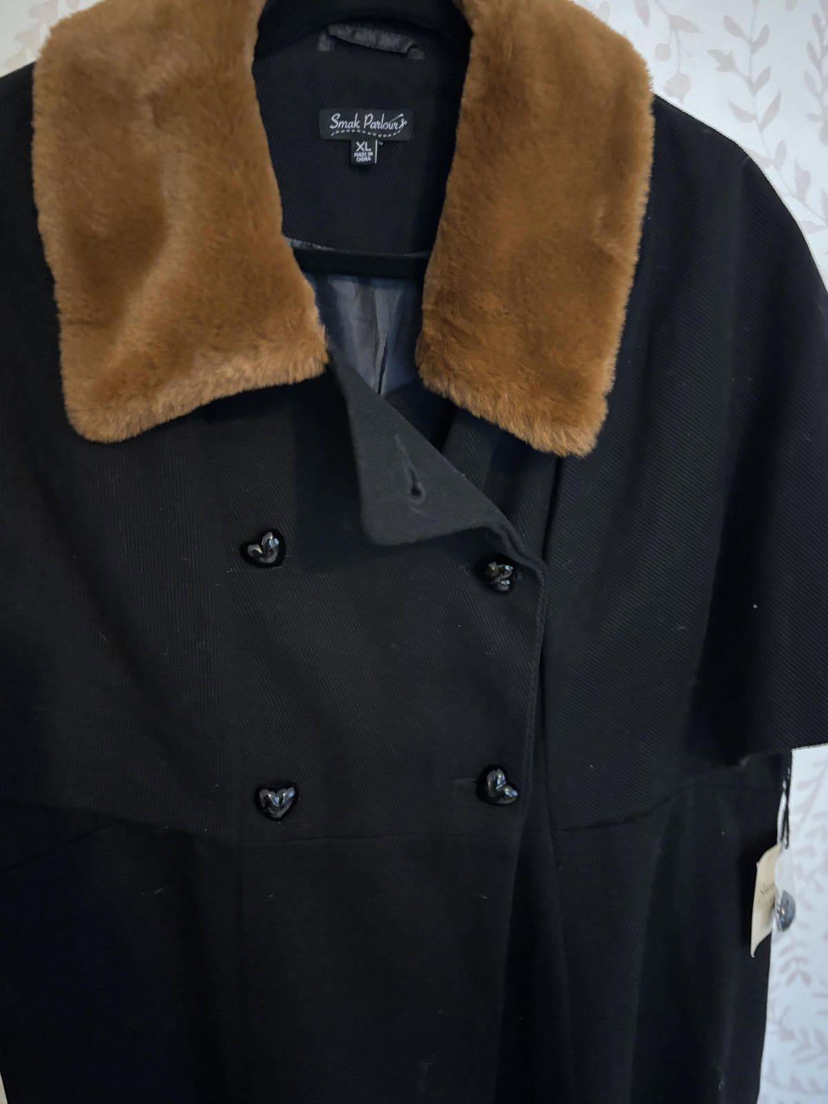 Other Unique Vintage Smak Parlour NWT Black & Brown Fur Collar XL Size XL / US 12-14 / IT 48-50 - 6 Thumbnail