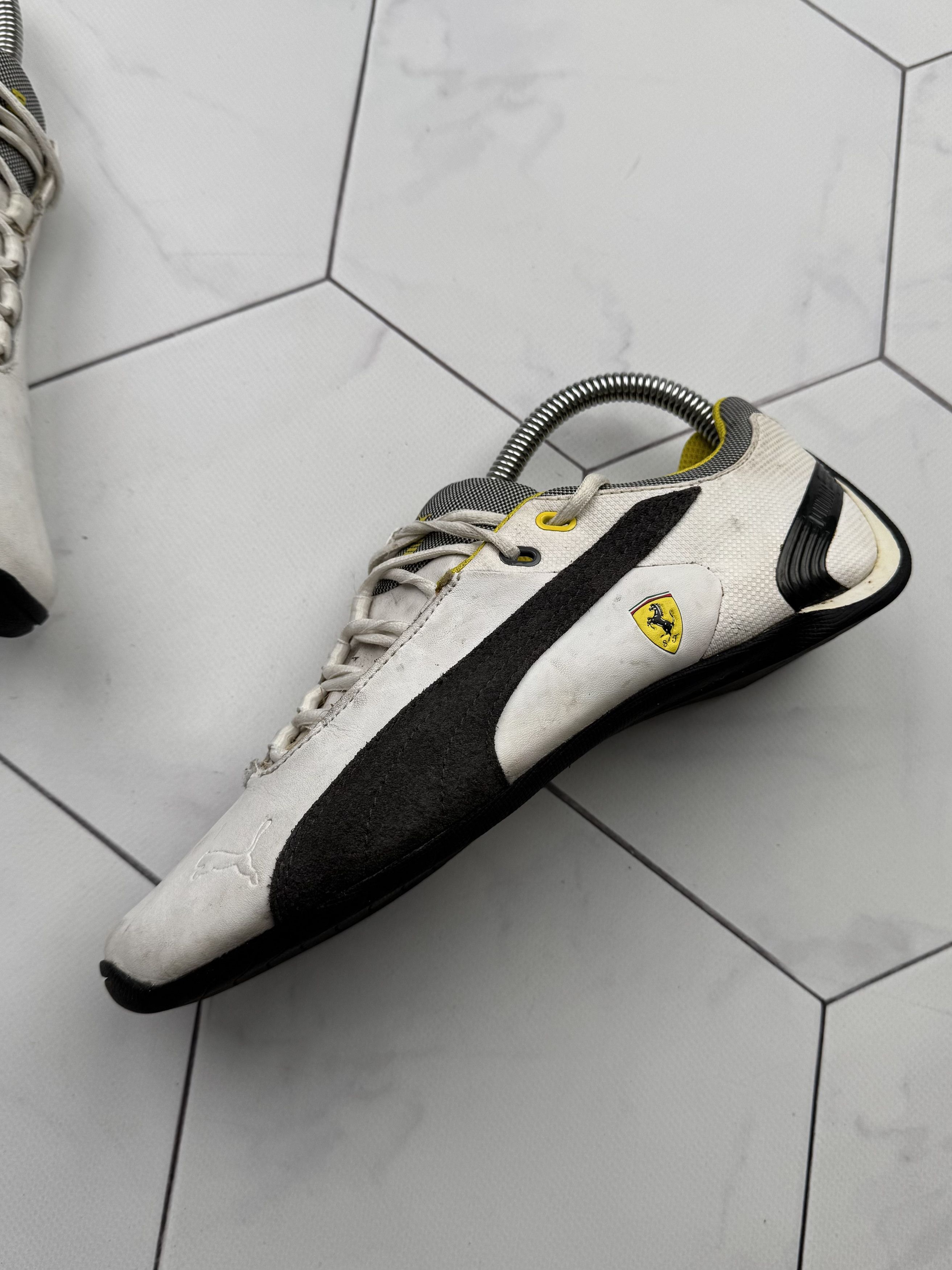 Ferrari Puma Ferrari Vintage Leather Sneakers (B337) Size US 6 / IT 36 - 3 Thumbnail
