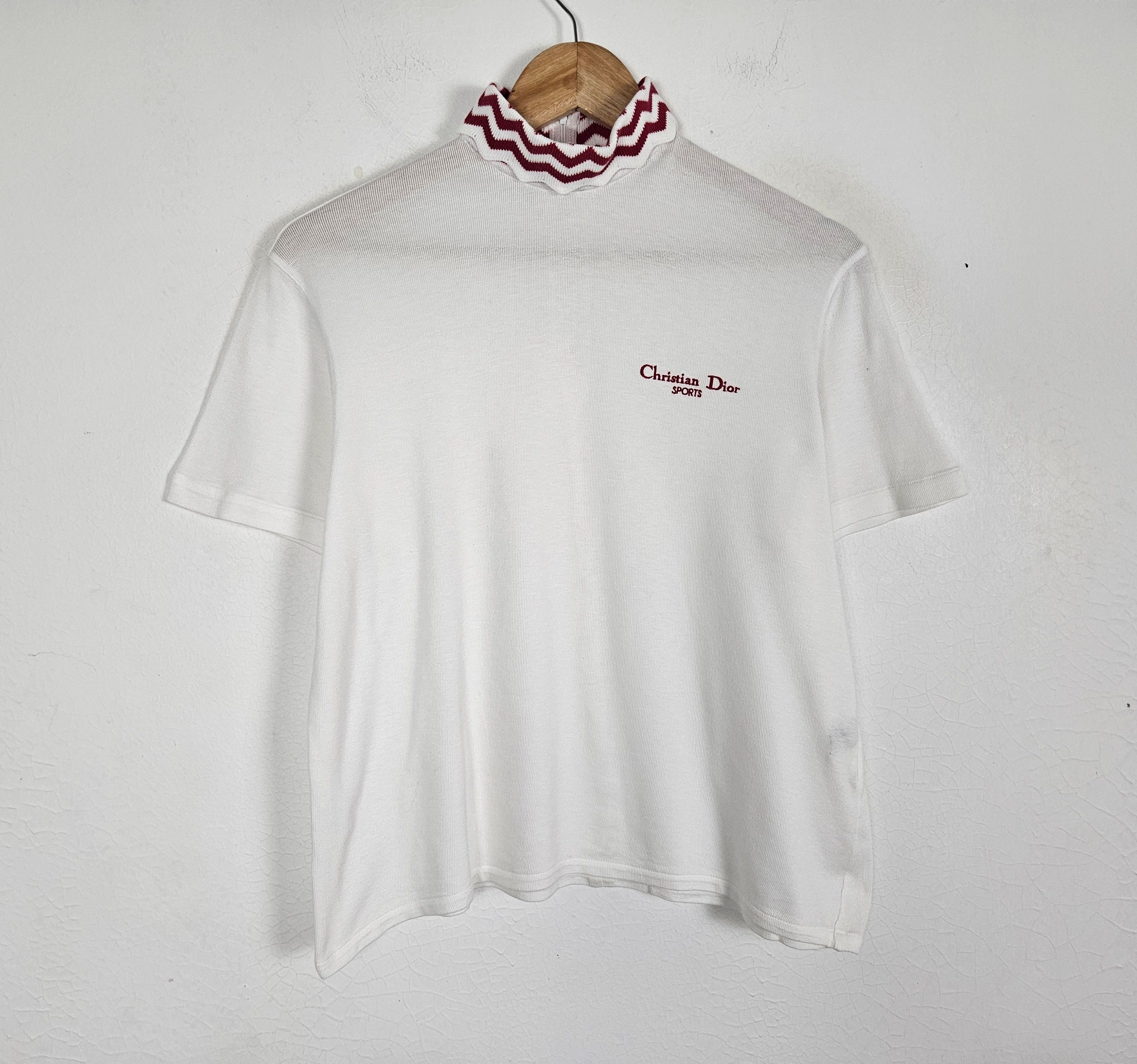 Christian Dior Monsieur Vintage Christian Dior Sports Polo zipper shirt Size L / US 10 / IT 46 - 3 Thumbnail