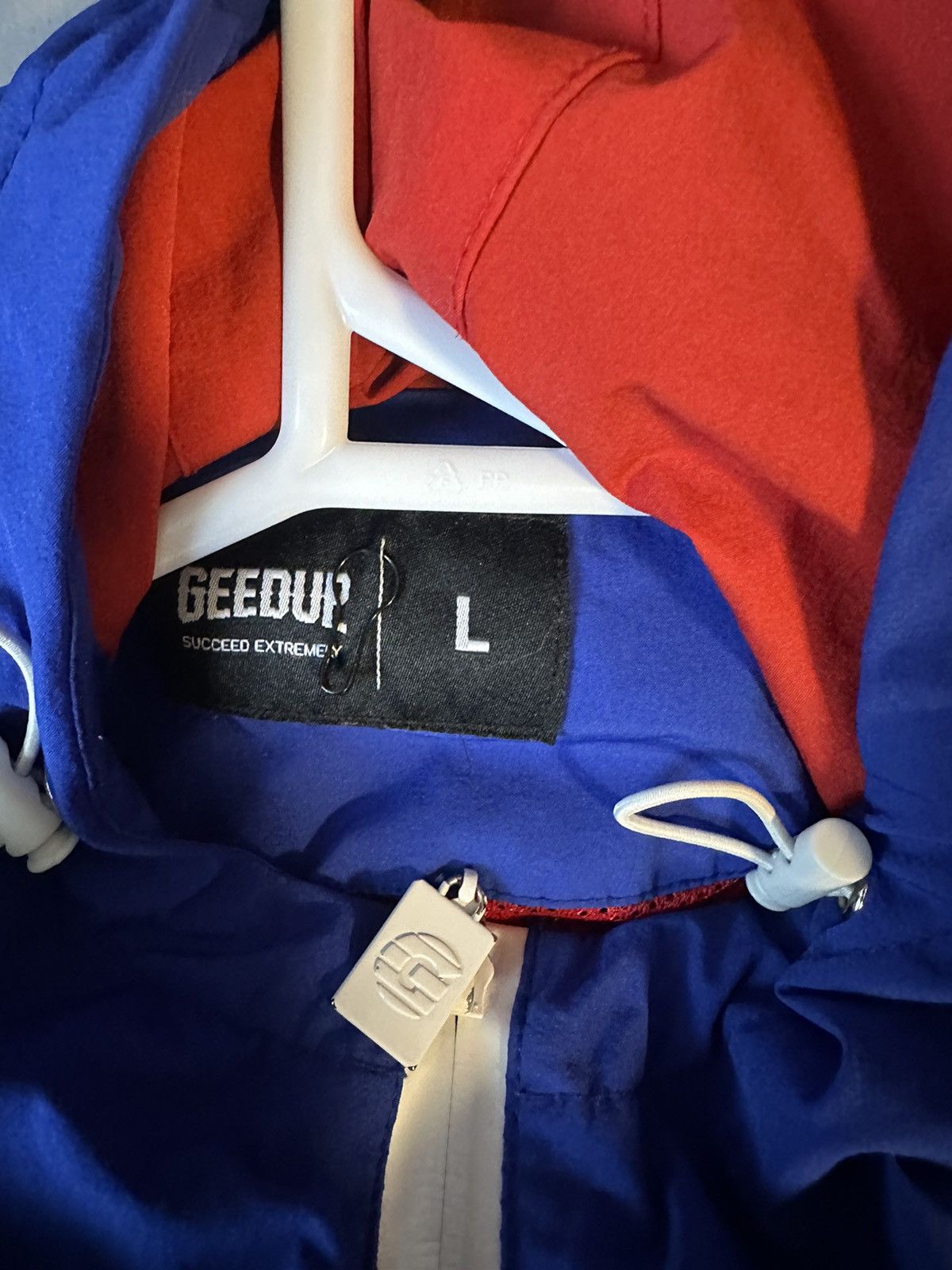 Other Geedup co blue and yellow orange windbreaker **RARE** Size US L / EU 52-54 / 3 - 3 Thumbnail