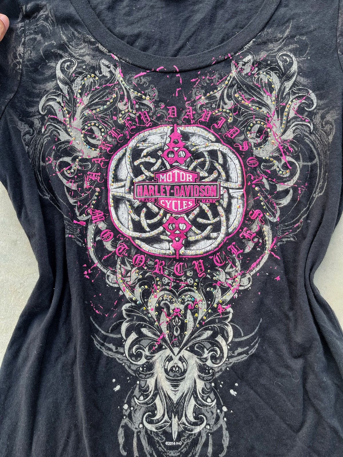 Harley Davidson × Hysteric Glamour × Vintage [SOLD] Harley Division Tank Top Size M / US 6-8 / IT 42-44 - 2 Thumbnail