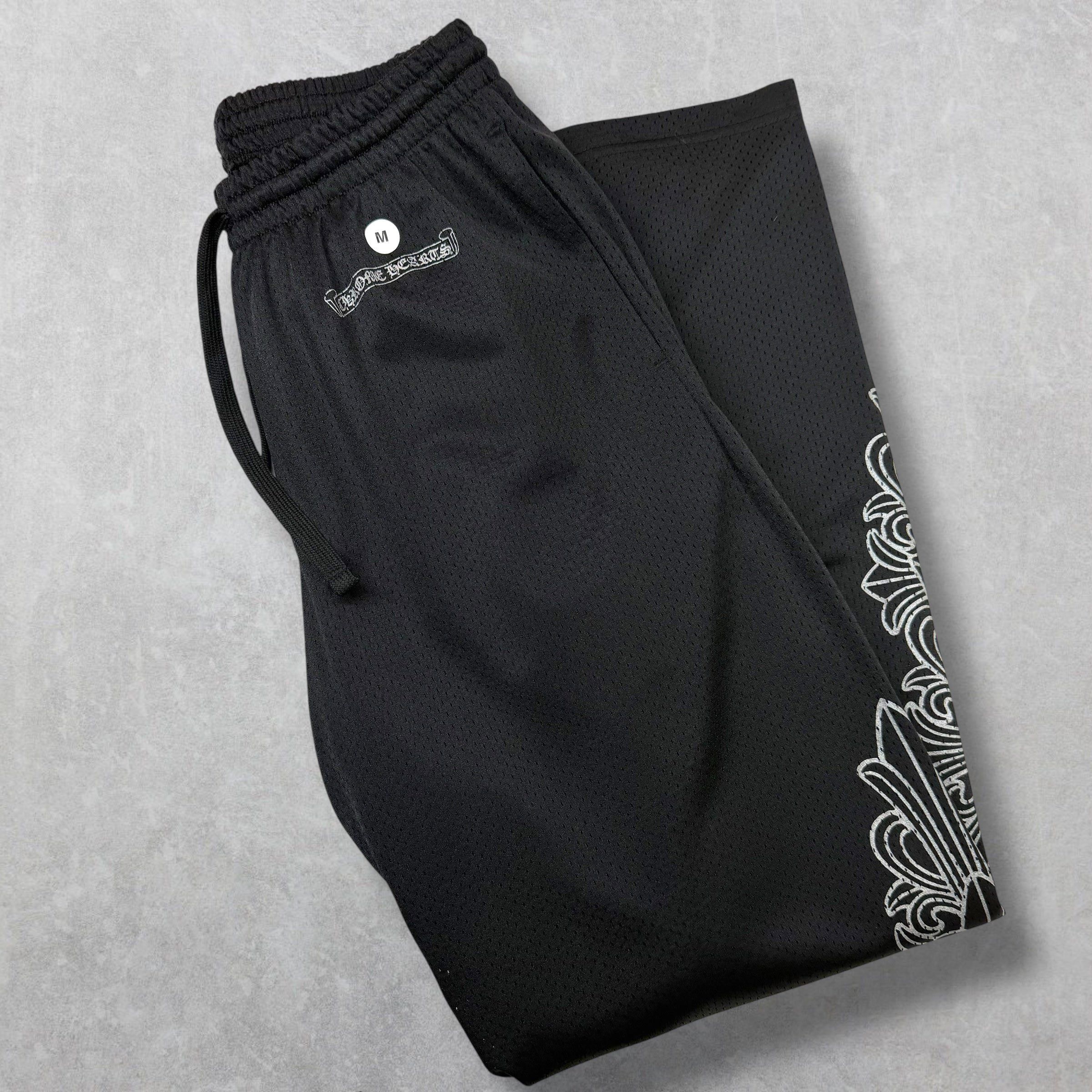 Chrome Hearts Chrome Hearts Black Mesh Warm Up Pants M Size US 30 / EU 46 - 2 Thumbnail